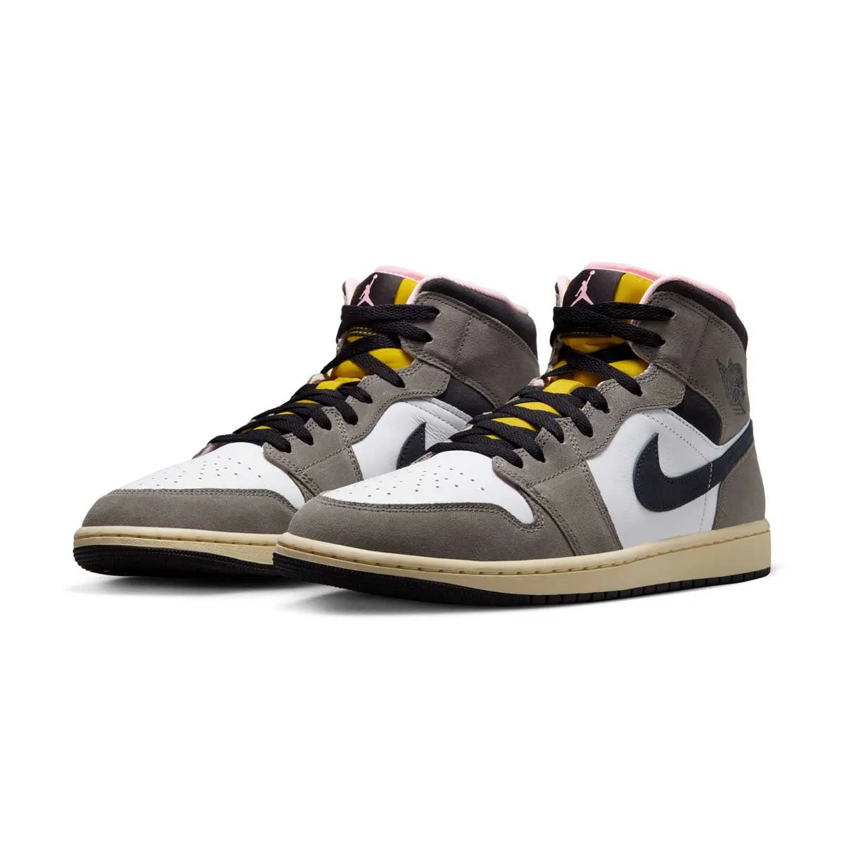 Air Jordan 1 Mid SE 'Cave Stone' Work Shoes kids' small