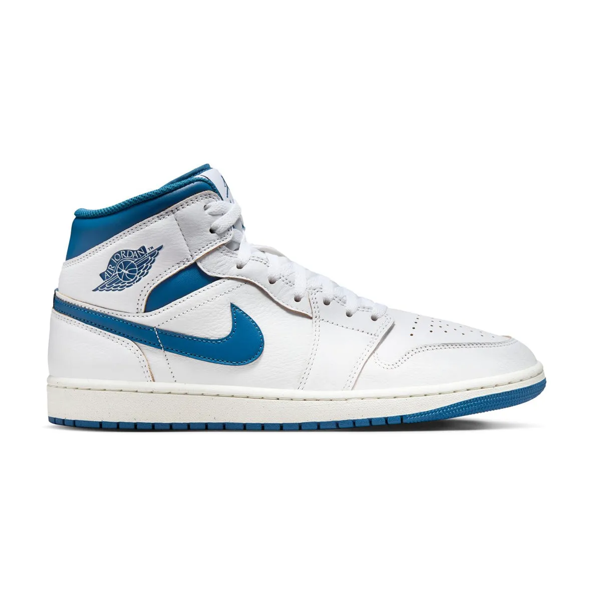 Air Jordan 1 Mid SE 'Industrial Blue' kids' models