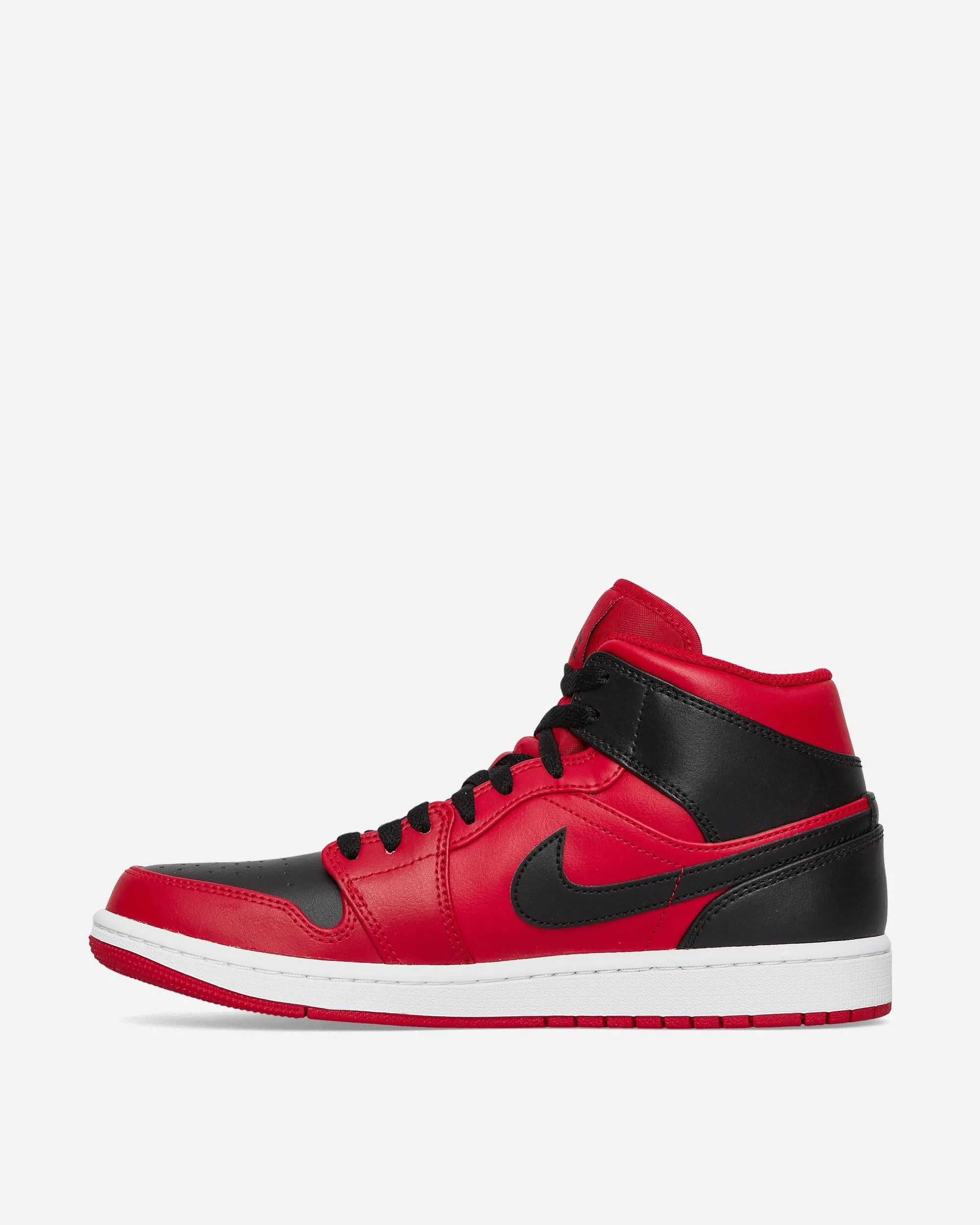 Air Jordan 1 Mid Sneakers Gym Red / Black Soft Grip