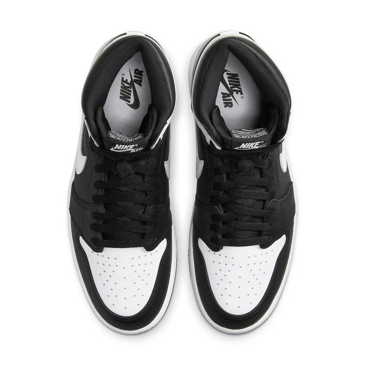 Air Jordan 1 Retro High OG 'Black/White' purest Supportive Traction