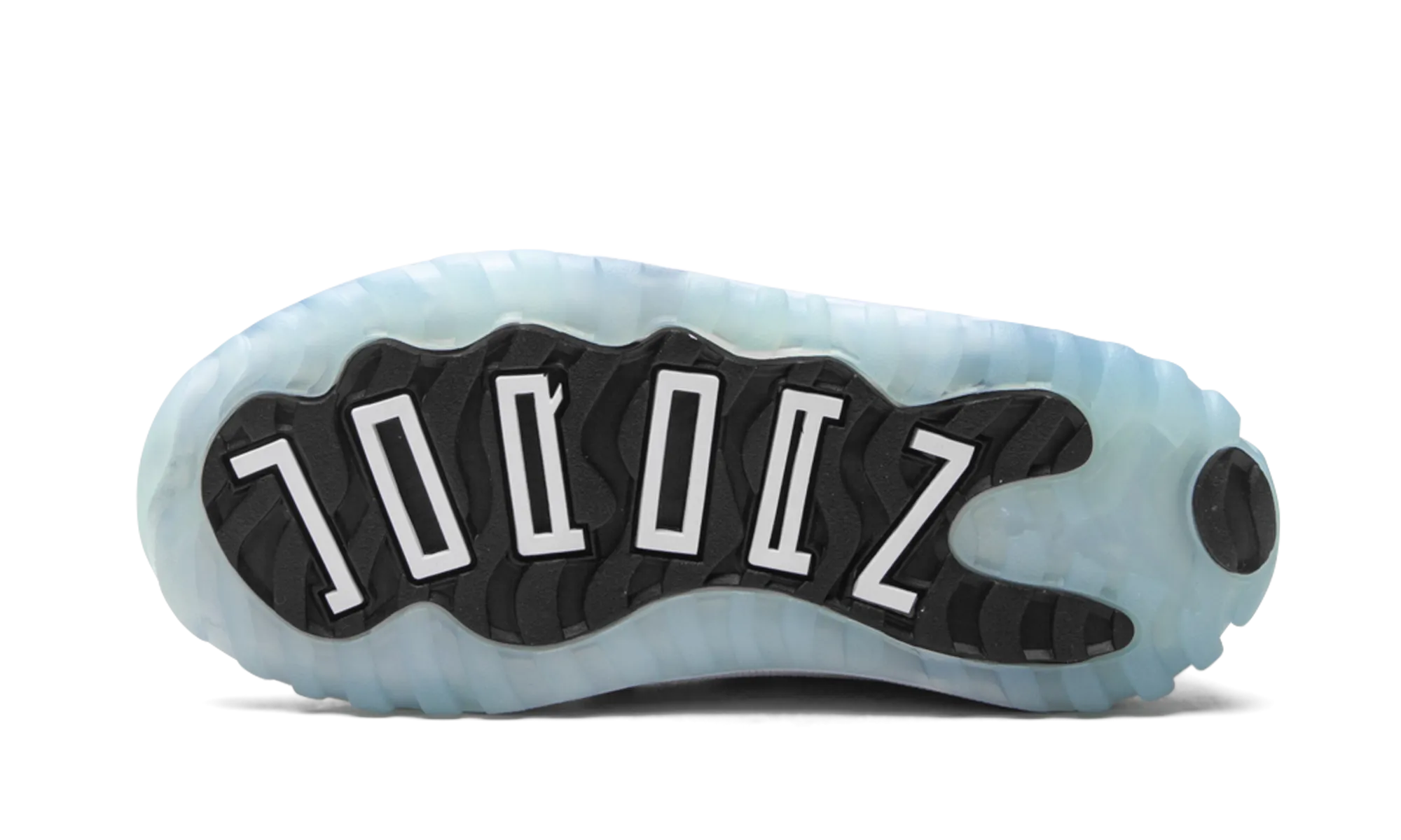 Air Jordan 11 Low TD "Legend Blue" Elastic Heel Tab Design
