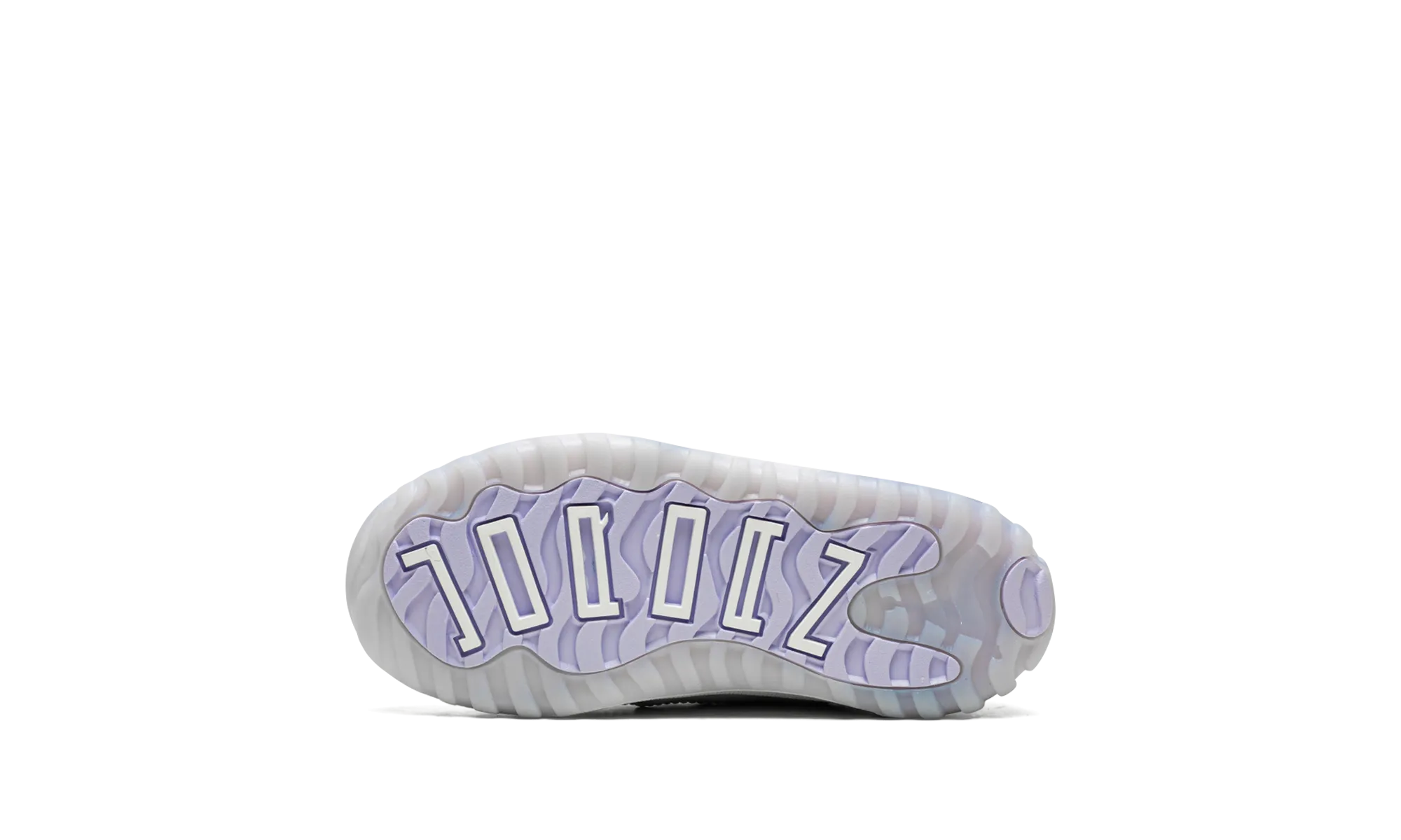 Air Jordan 11 Low TD "Pure Violet" Anti Slip Outsole Pattern