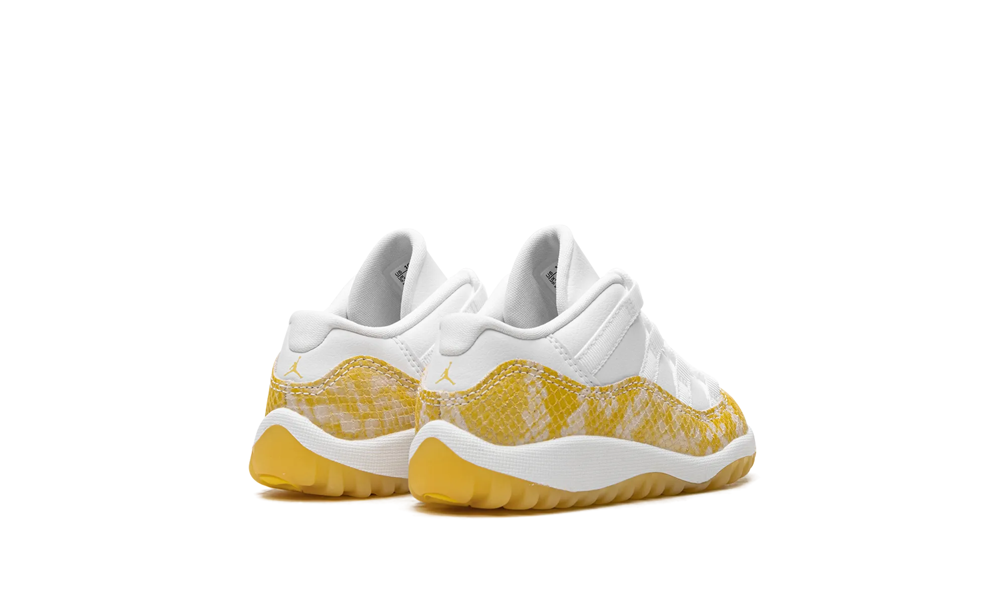EnergyReturn Reinforced Toe Cap Durability Air Jordan 11 Low TD "Yellow Snakeskin"