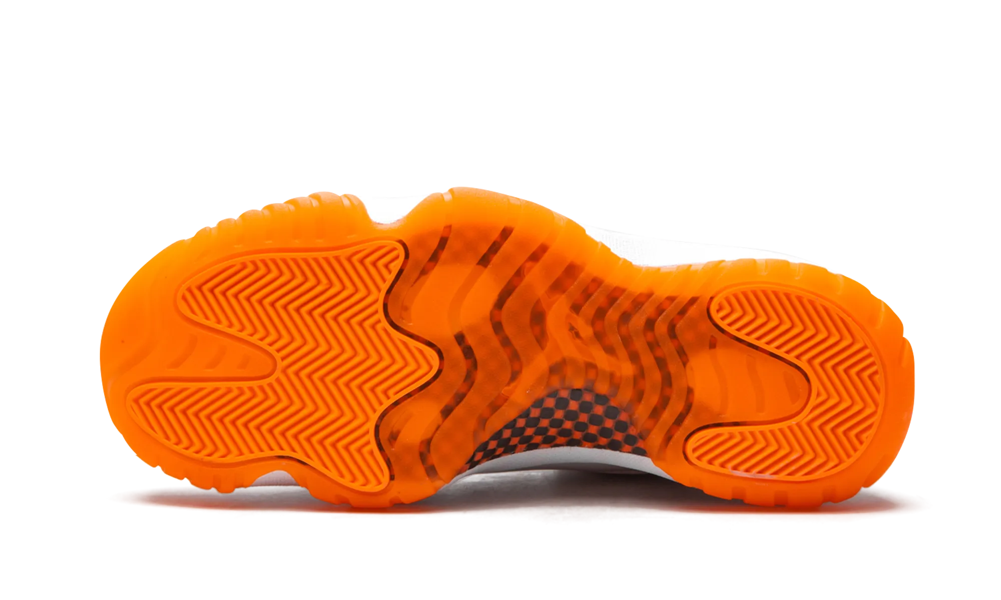 AIR JORDAN 11 LOW WMNS "Bright Citrus" Protective Heel Cushion Sock Like Fit