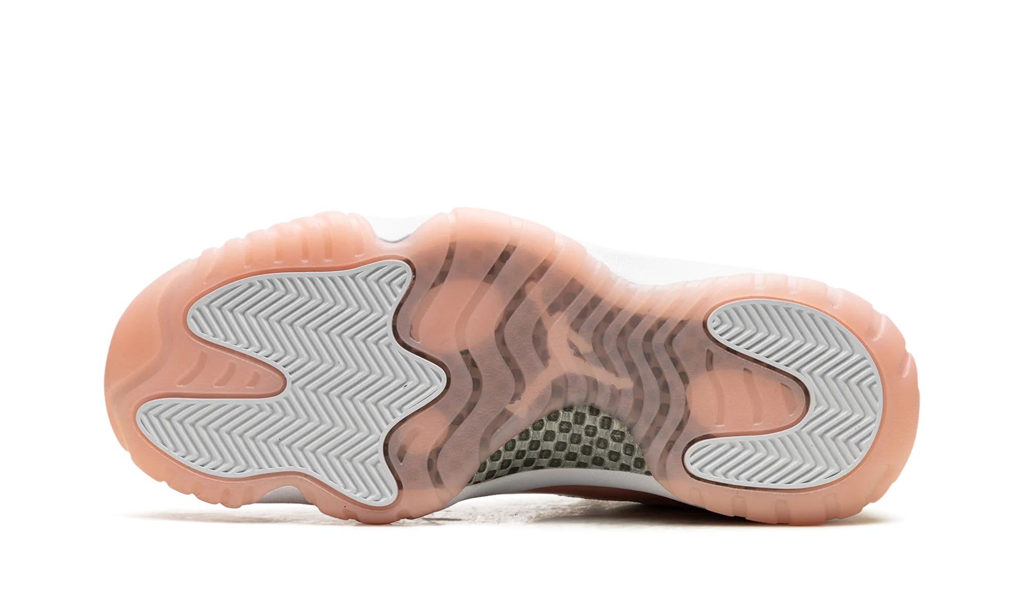 Dynamic Traction Asymmetric Lacing Structure Air Jordan 11 Low WMNS "Legend Pink"