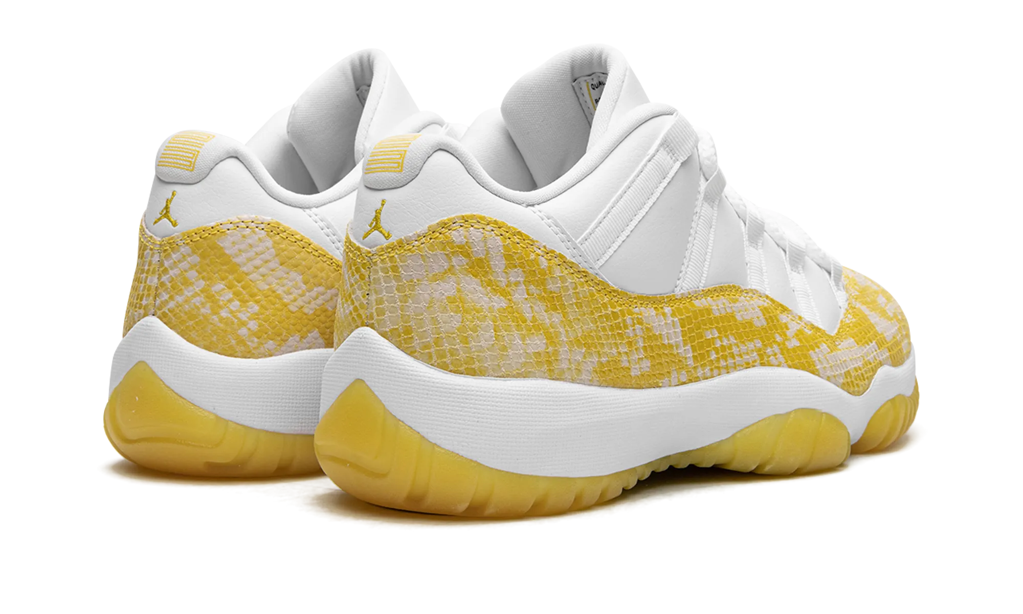 Rubber Sole AIR JORDAN 11 LOW WMNS "Yellow Snakeskin"