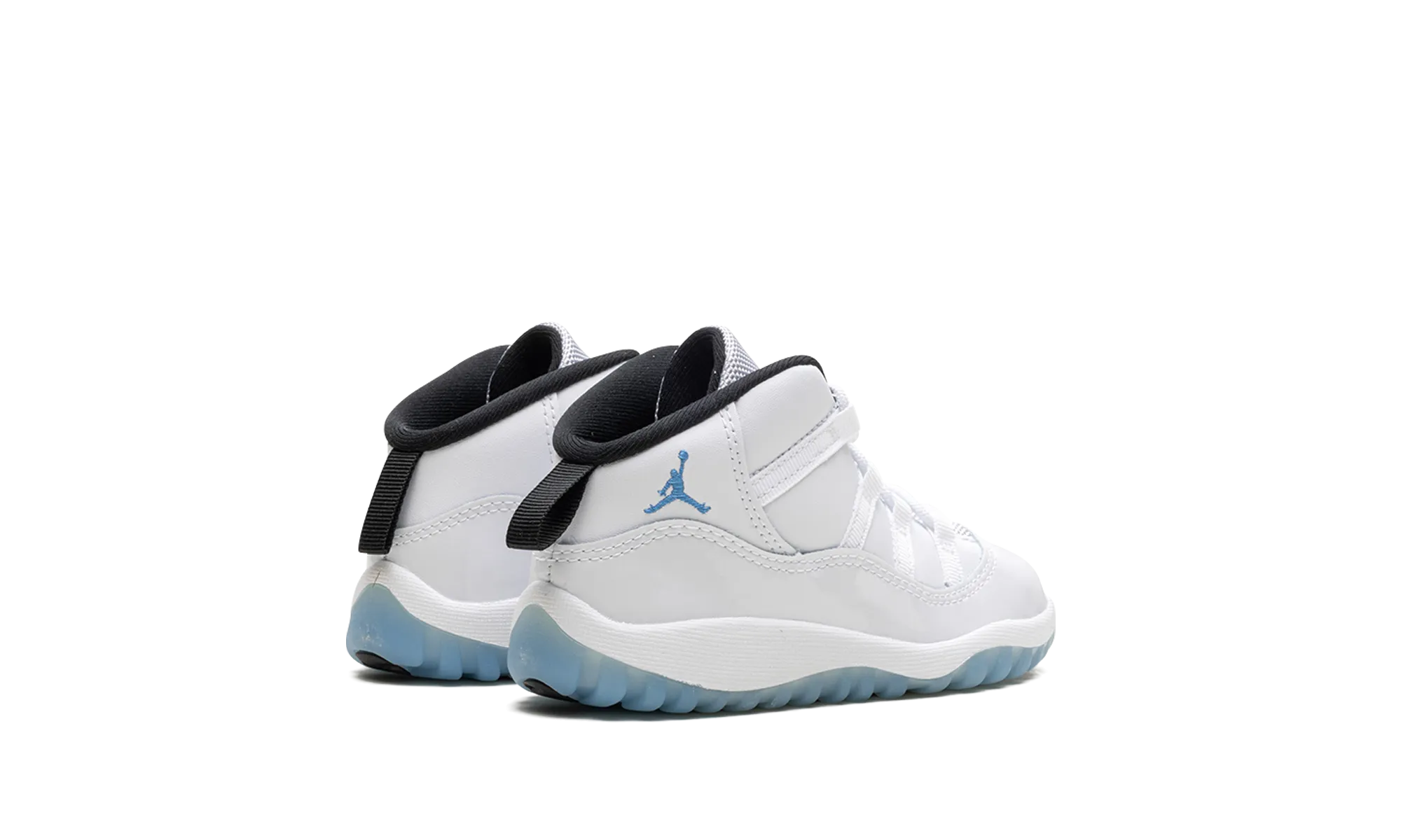 Air Jordan 11 "Legend Blue" Asymmetric Lacing Web Sneakers Casual Design