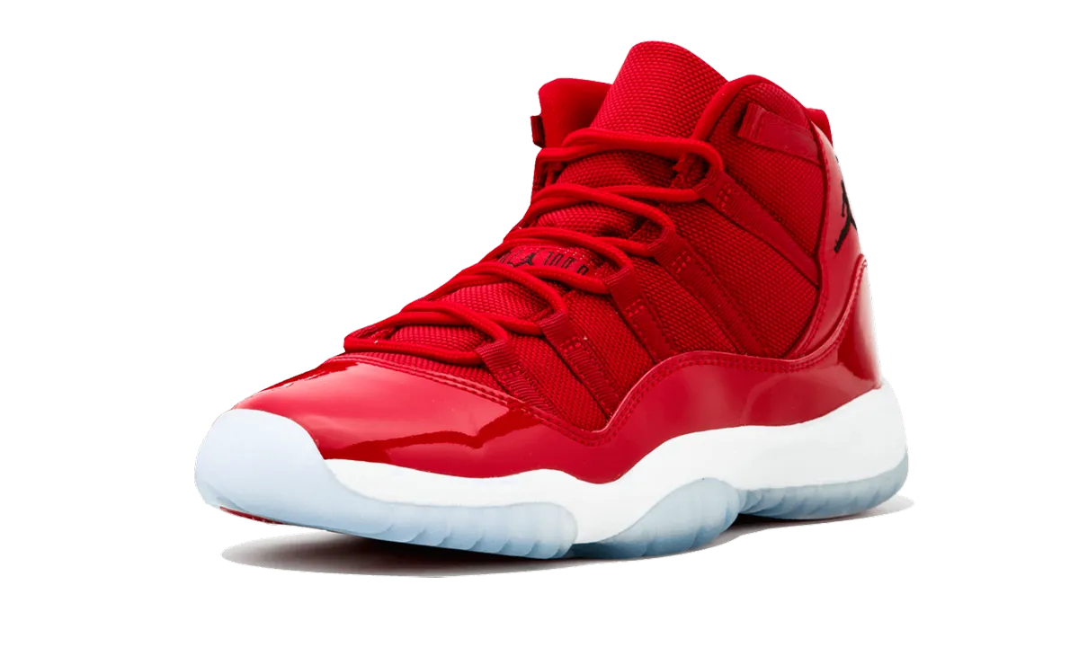 Knit Weave Technology Stable Heel Air Jordan 11 Retro GS "Win Like 96"