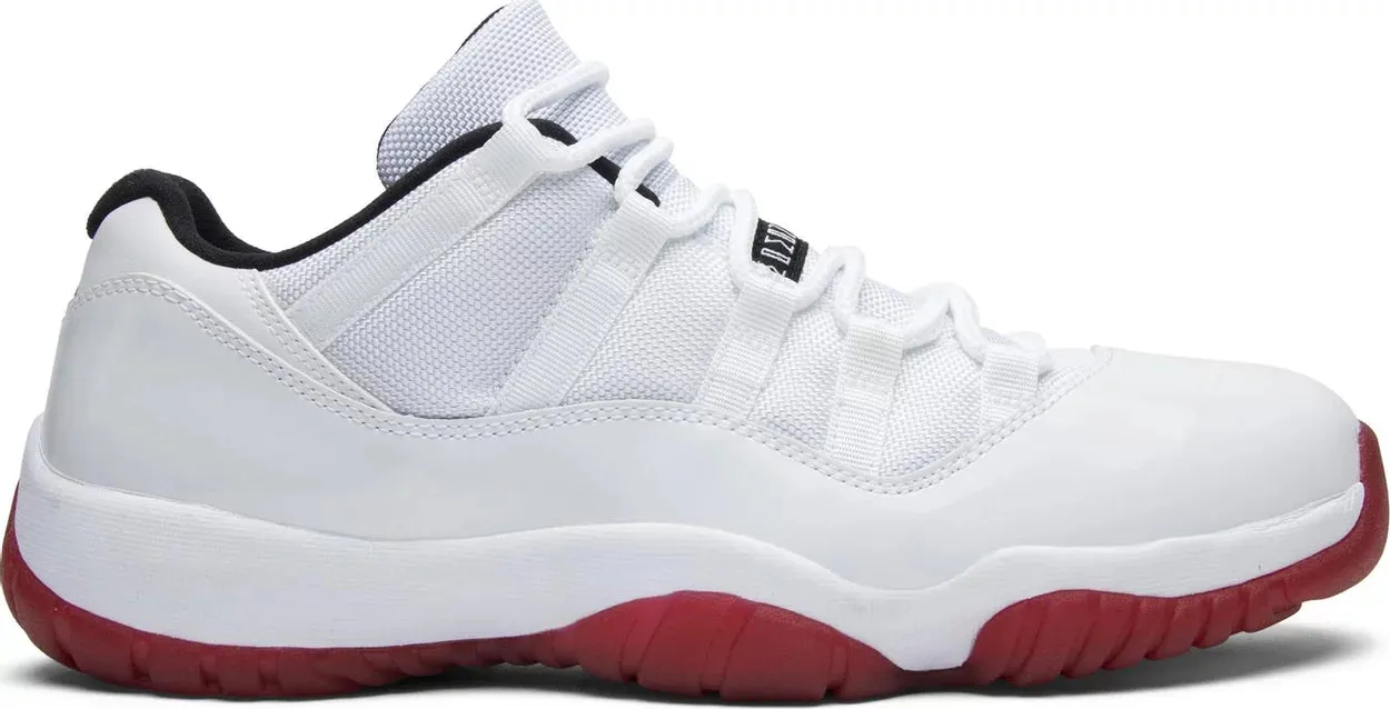 Torsion control Air Jordan 11 Retro Low 'Cherry Bottom' 2012 SKU 528895 101 - Authentic - New in Box