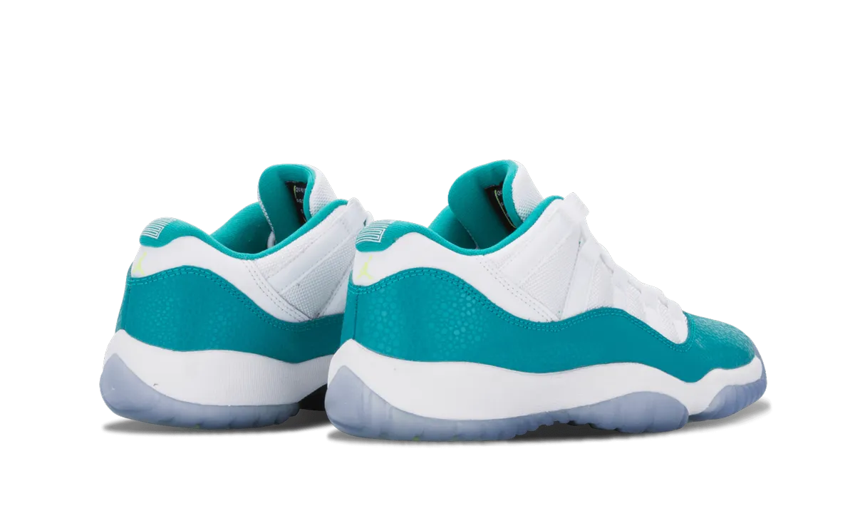 Adaptive Cushioning System Air Jordan 11 Retro Low GS "Turbo Green"