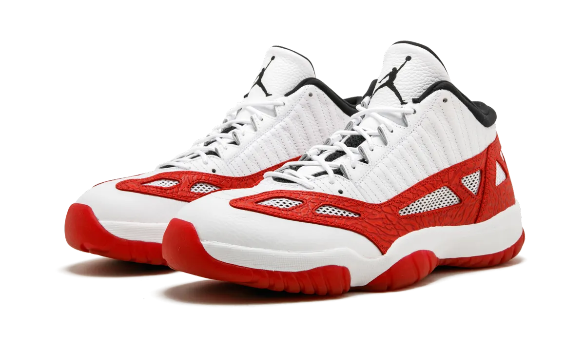Air Jordan 11 Retro Low IE "Gym Red" Durable outsole Trendy Appearance