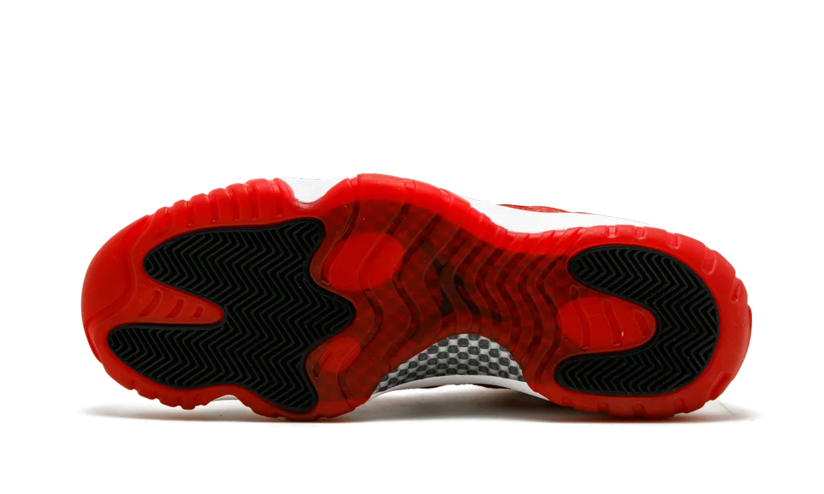Micro Grip Texture Padded Tongue Design Air Jordan 11 Retro Low IE "Gym Red"