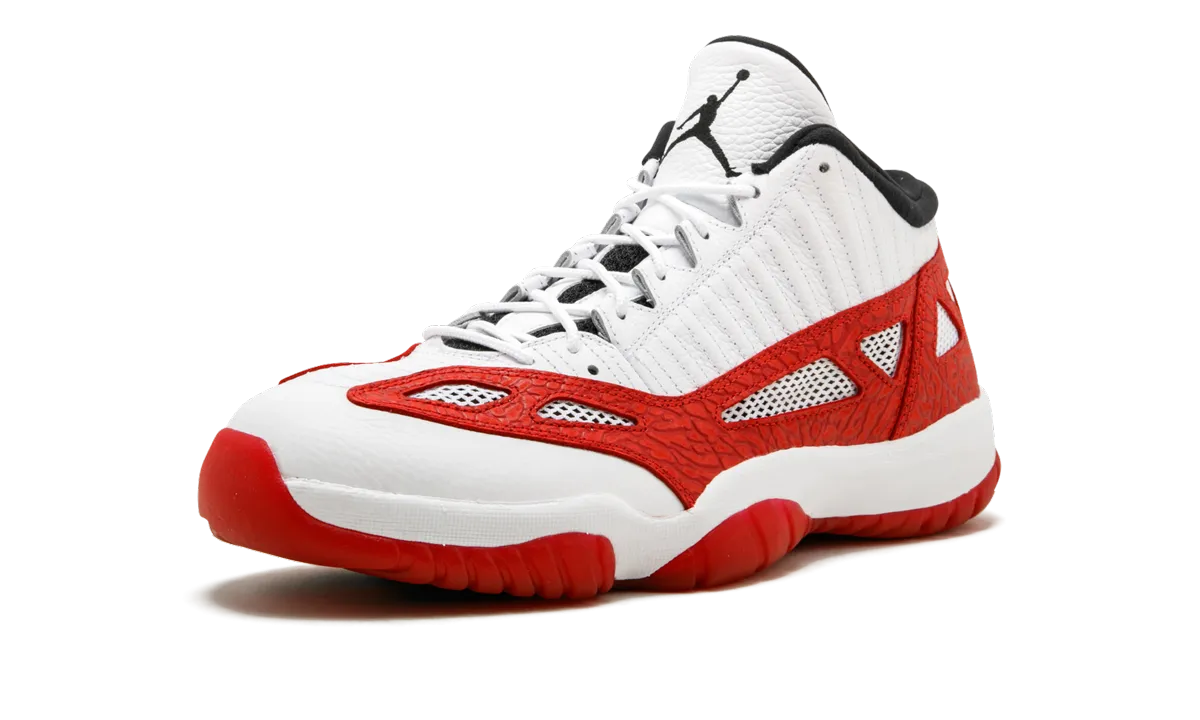 Air Jordan 11 Retro Low IE "Gym Red" Multi Layer Midsole Design Sneakers Trendy