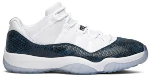 Rookie Edge Air Jordan 11 Retro Low 'Navy Snakeskin' 2019 SKU CD6846 102 - Authentic - New in Box