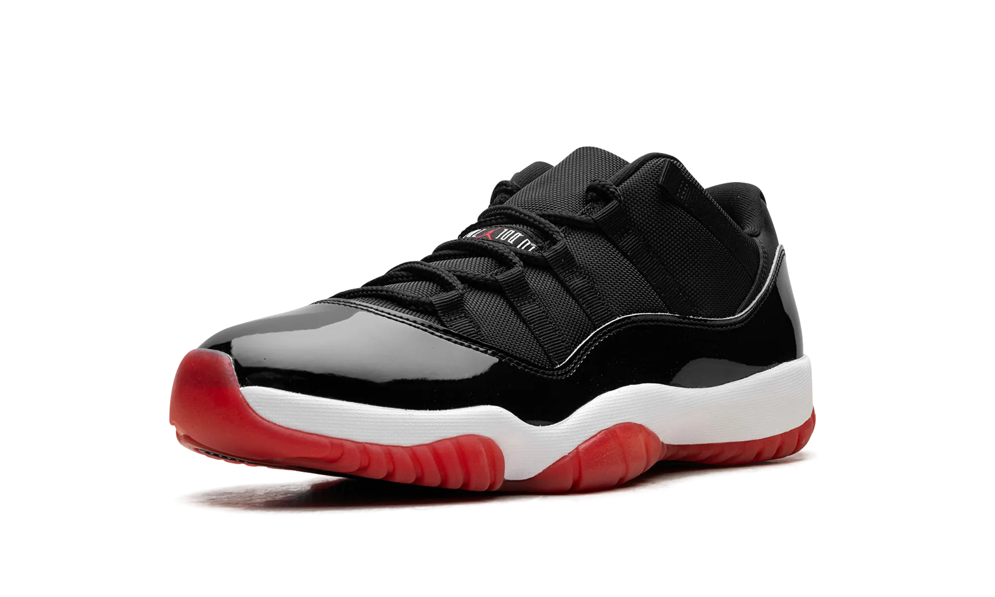 Air Jordan 11 Retro Low "Bred (2025)" Reinforced Eyelet Durability