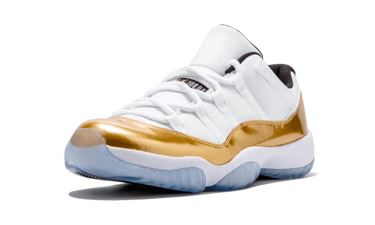 Convex Tread Configuration Reinforced Heel Collar Air Jordan 11 Retro Low "Closing Ceremony"