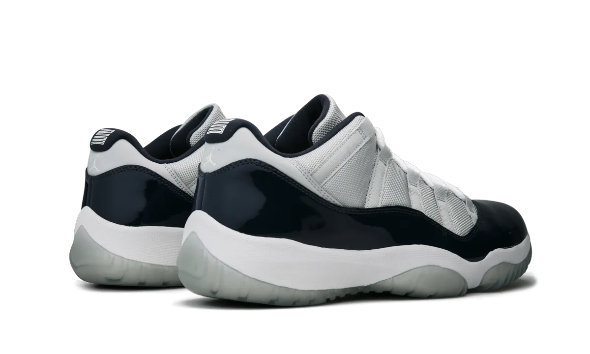Air Jordan 11 Retro Low "Georgetown" Heel Counter Structure Compression Mesh Panels