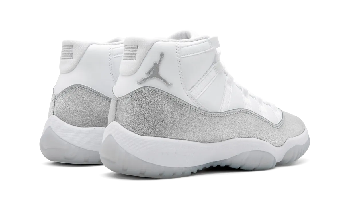 Soft Touch Zip   Up AIR JORDAN 11 RETRO WMNS "METALLIC SILVER"