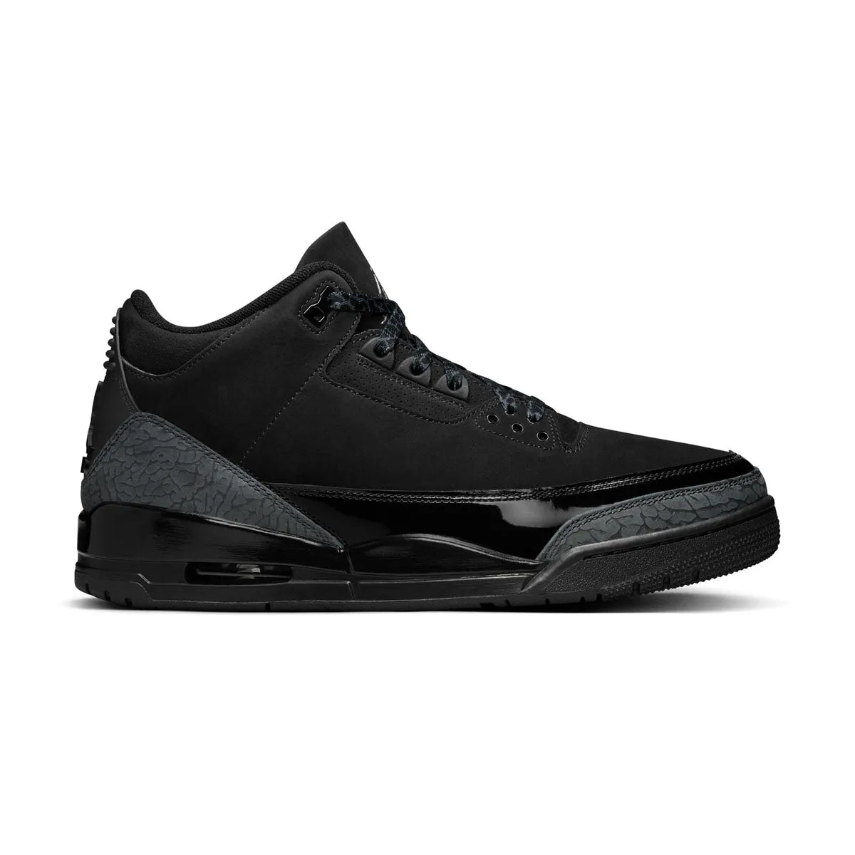 Air Jordan 3 Retro 'Black Cat' travel - convenient