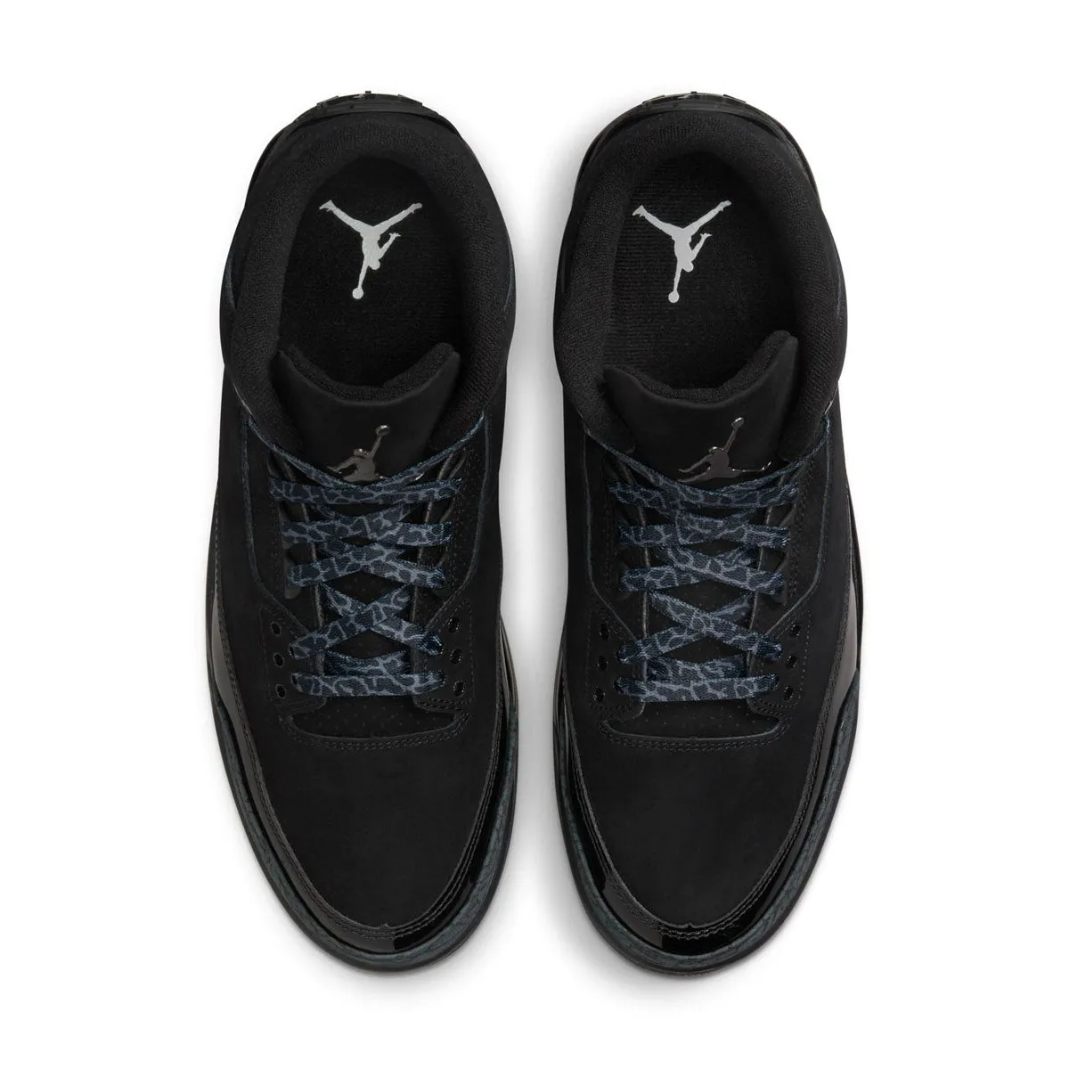 Air Jordan 3 Retro 'Black Cat' Sophisticated Look