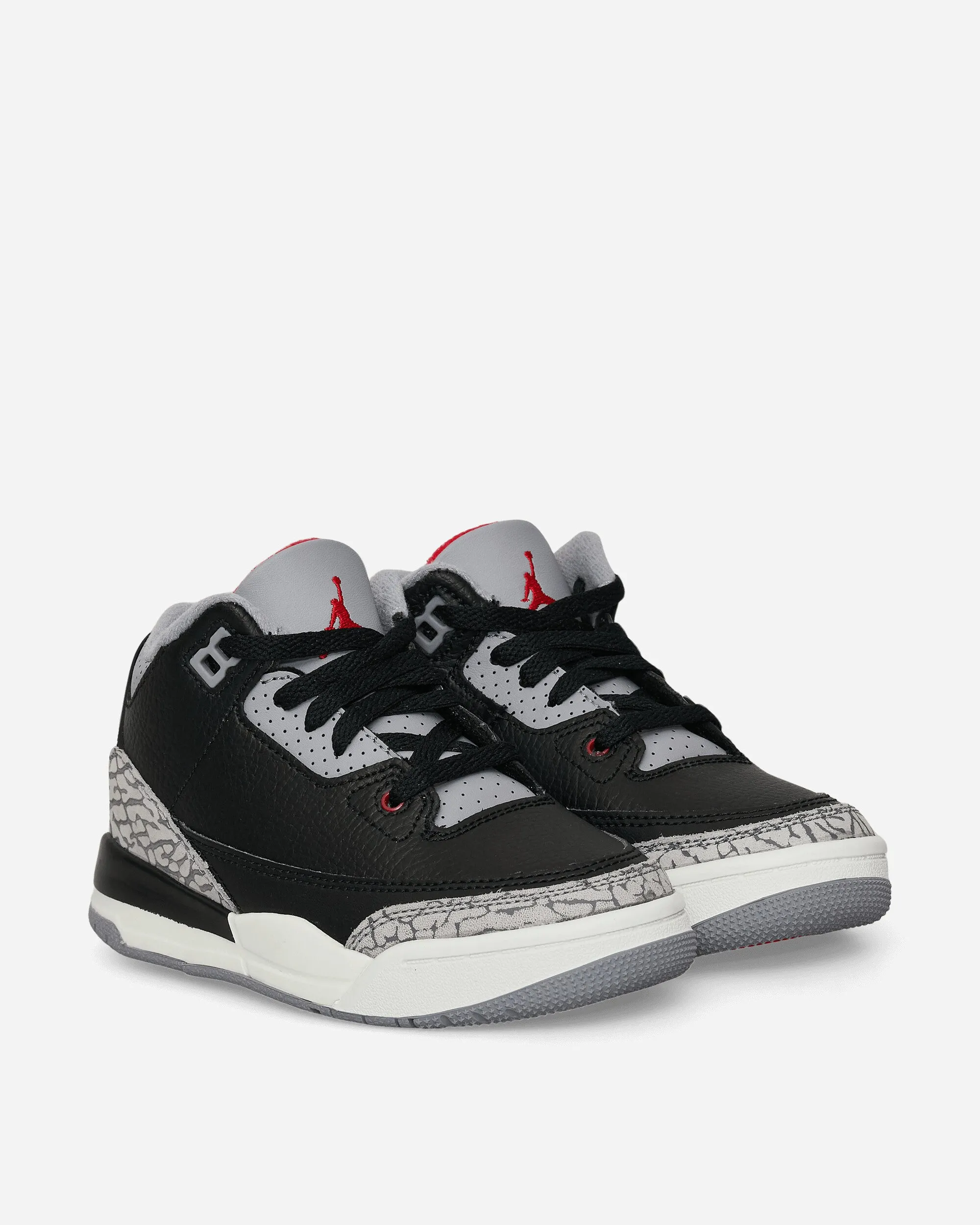 Air Jordan 3 Retro (PS) Sneakers Black Cement Ultra Lightweight Design Cool Look