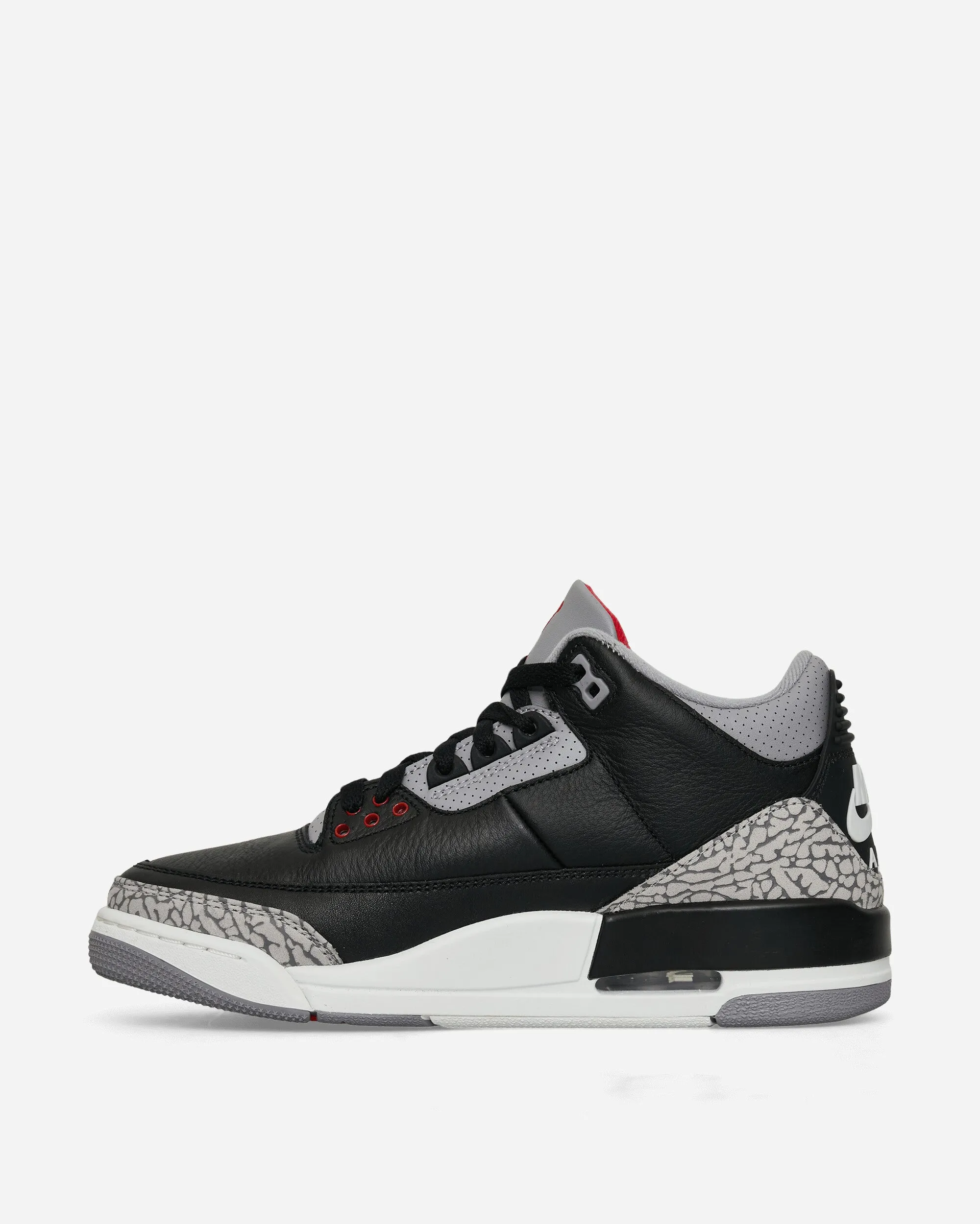 Air Jordan 3 Retro Sneakers Black Cement Impact Dispersing Geometries Stylish grip