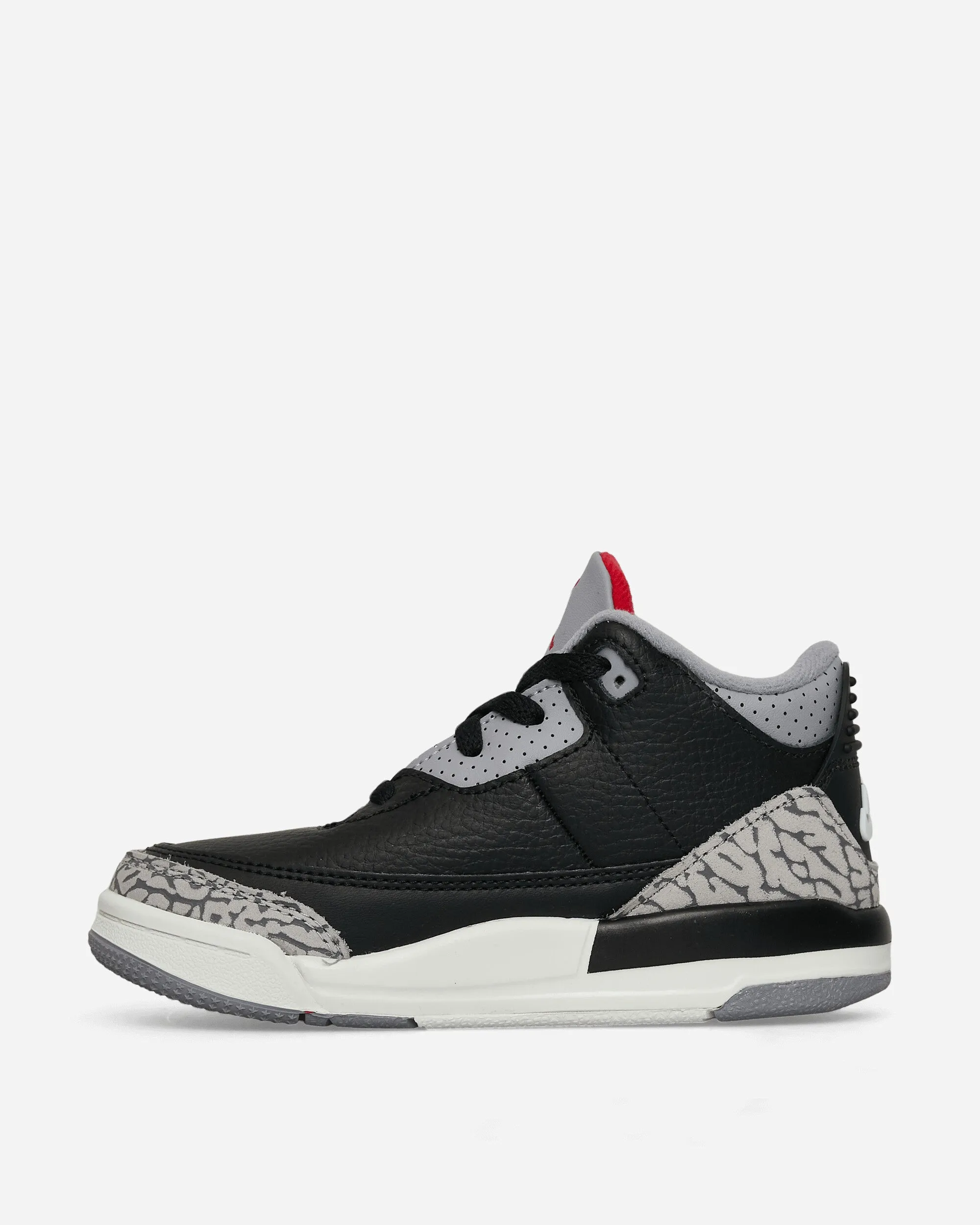 Air Jordan 3 Retro (TD) Sneakers Black Cement Style Neutral Relax Vibe