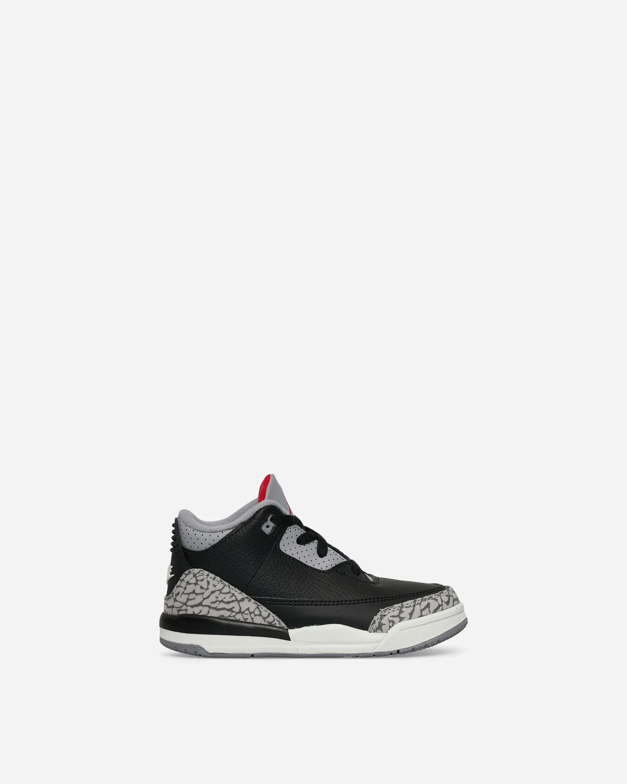 Air Jordan 3 Retro (TD) Sneakers Black Cement Adaptive Upper