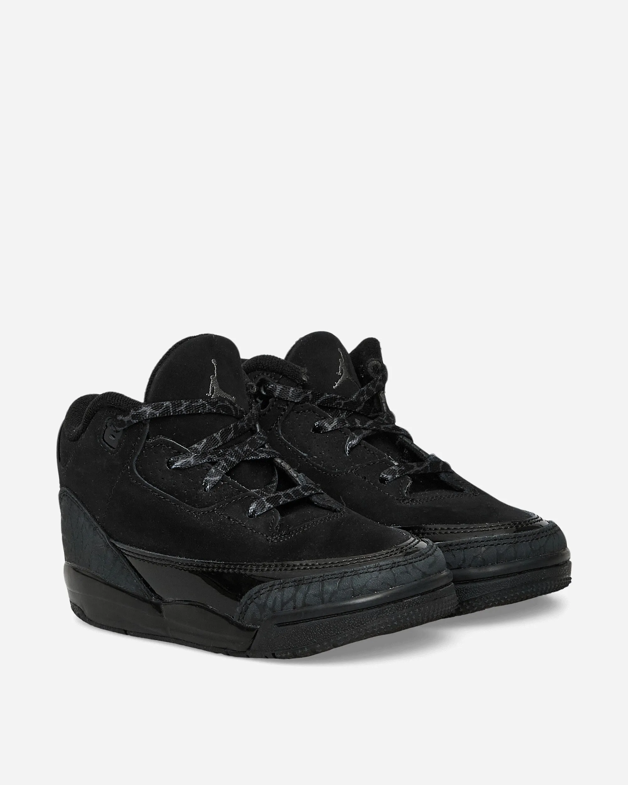 Air Jordan 3 (TD) Sneakers Black Cat Casual Wear Thermoplastic Compound