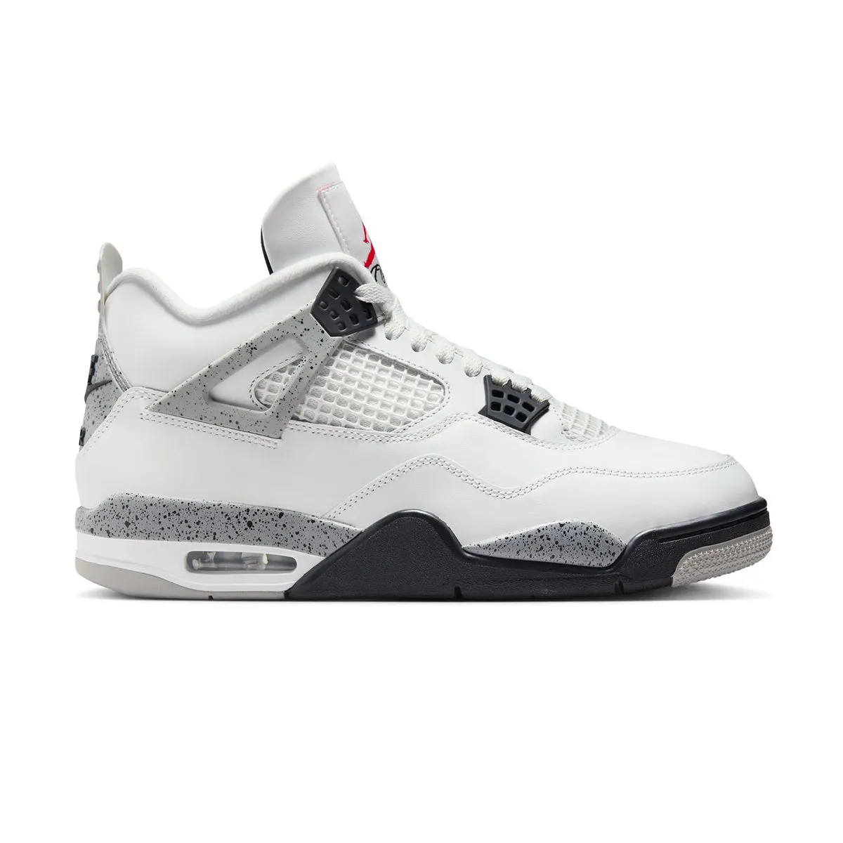 Hard modernized Air Jordan 4 Retro 'White Cement'