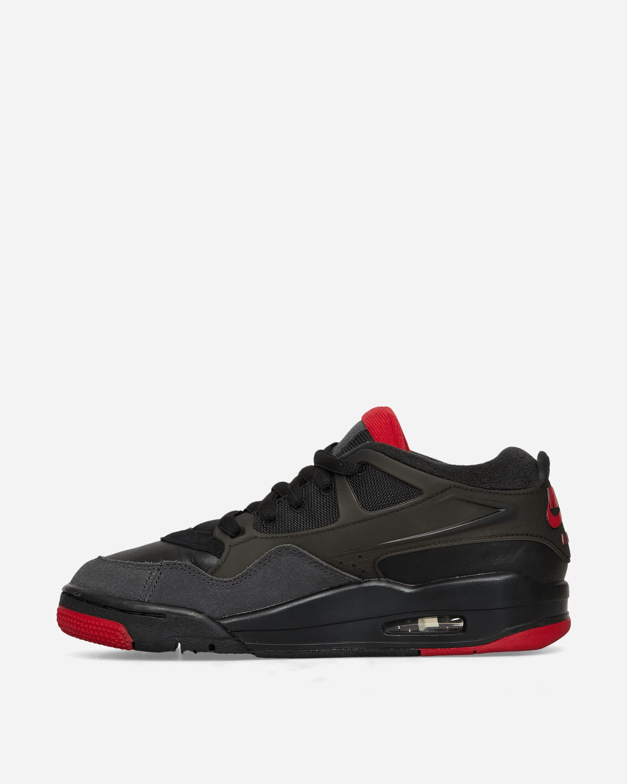 Air Jordan 4 RM Sneakers Black / Varsity Red SlipResistantOutsole Heel Counter Support