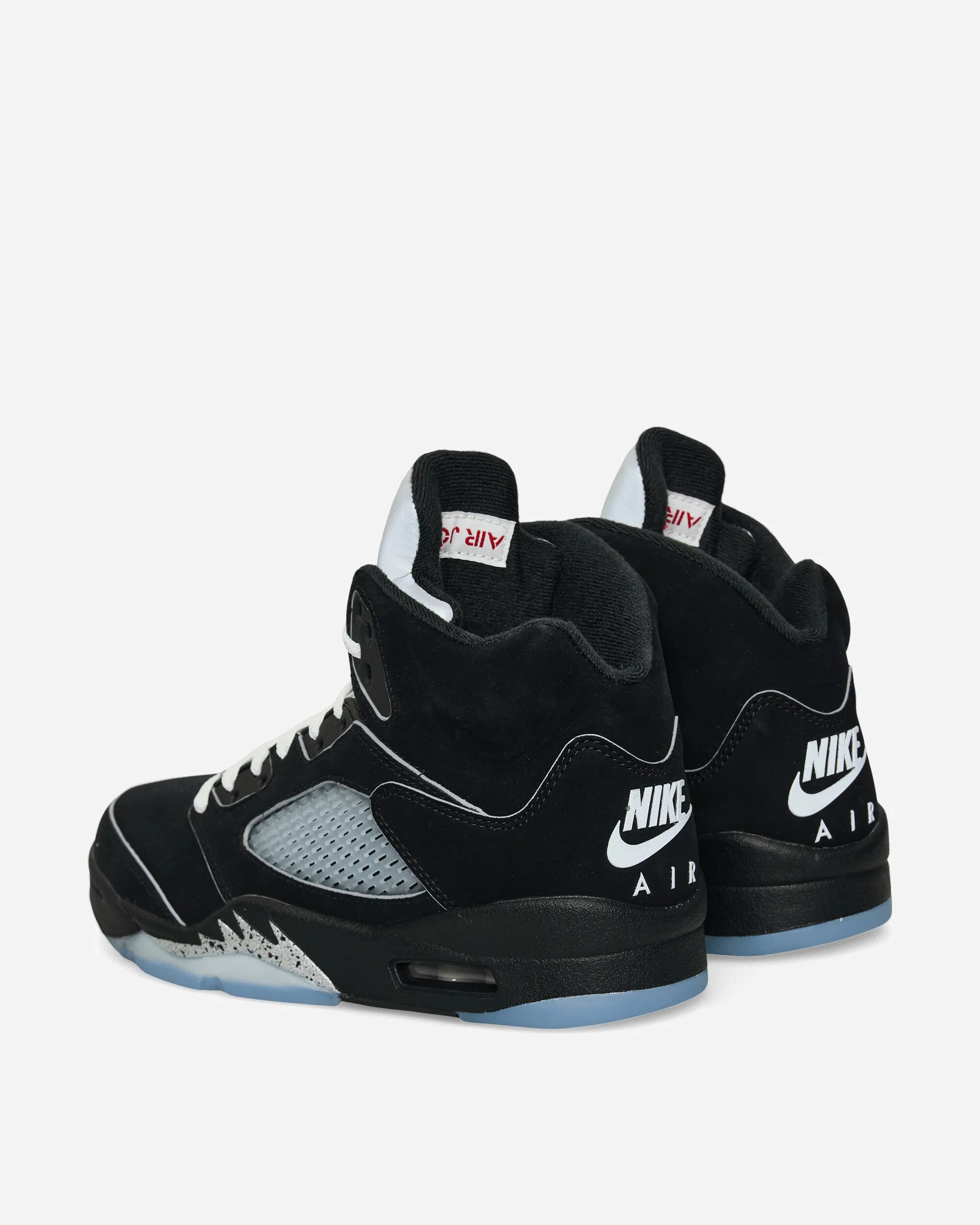 Air Jordan 5 Reimagined Sneakers Black Metallic Reinforced Eyelets Design Crisp Detail