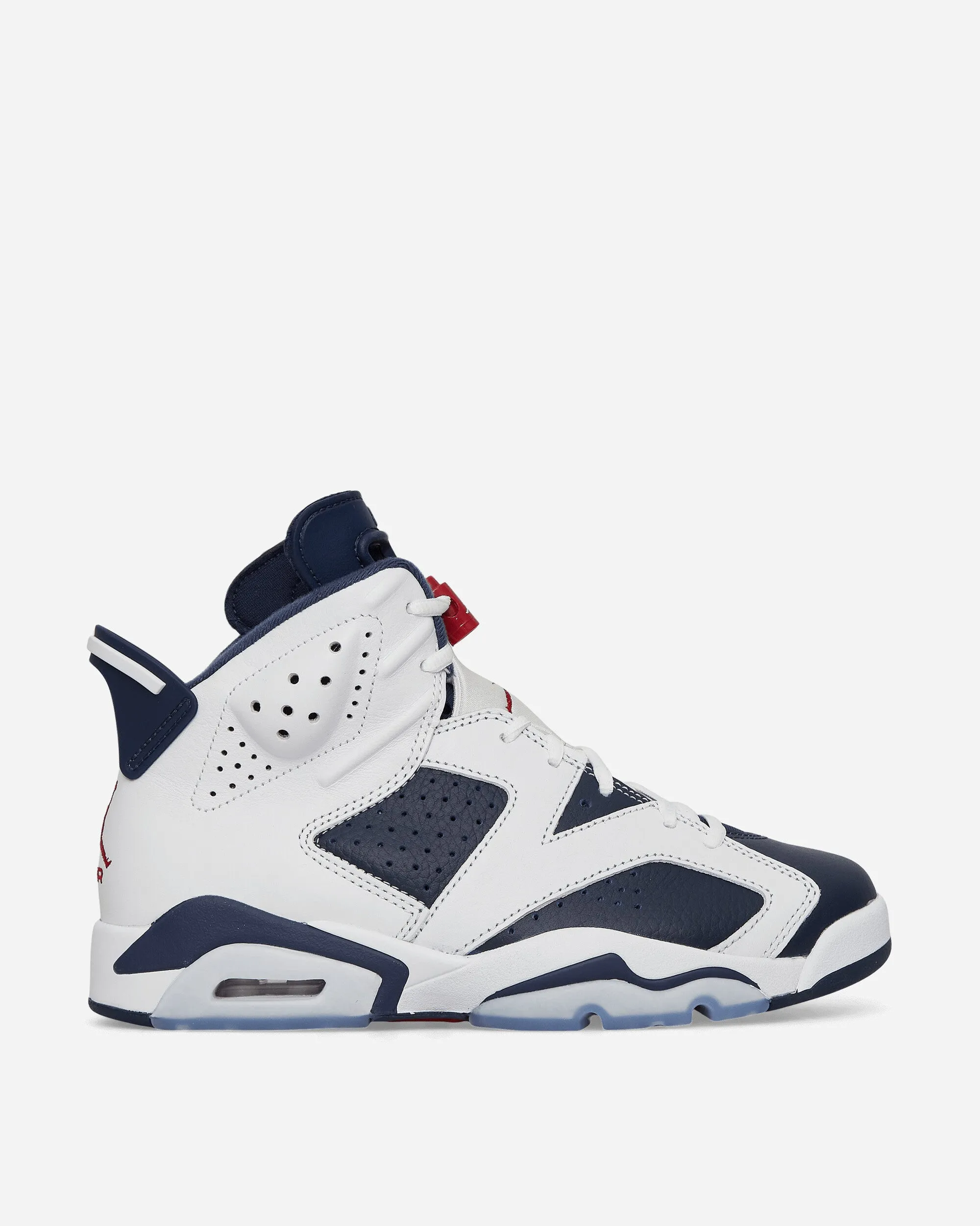 Air Jordan 6 Retro (GS) Sneakers White / Midnight Navy Reinforced Arch No irritation