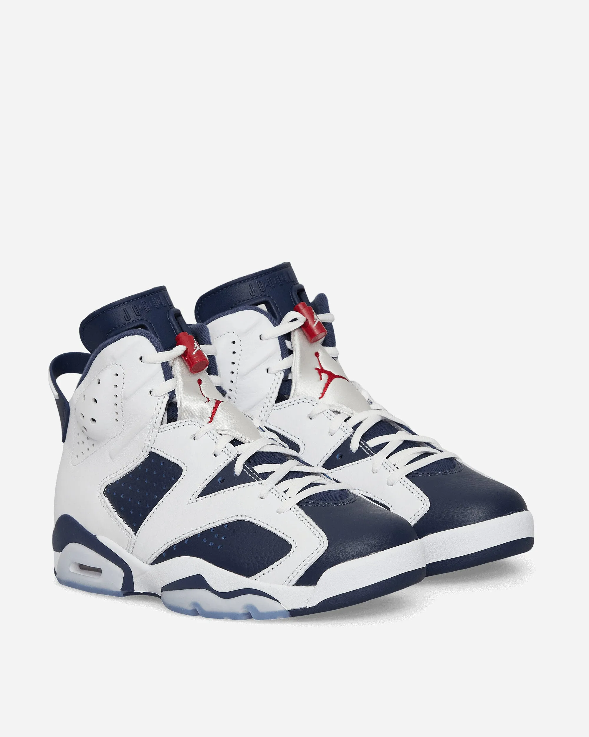AntiOdorTreatment Plush traction Air Jordan 6 Retro (GS) Sneakers White / Midnight Navy