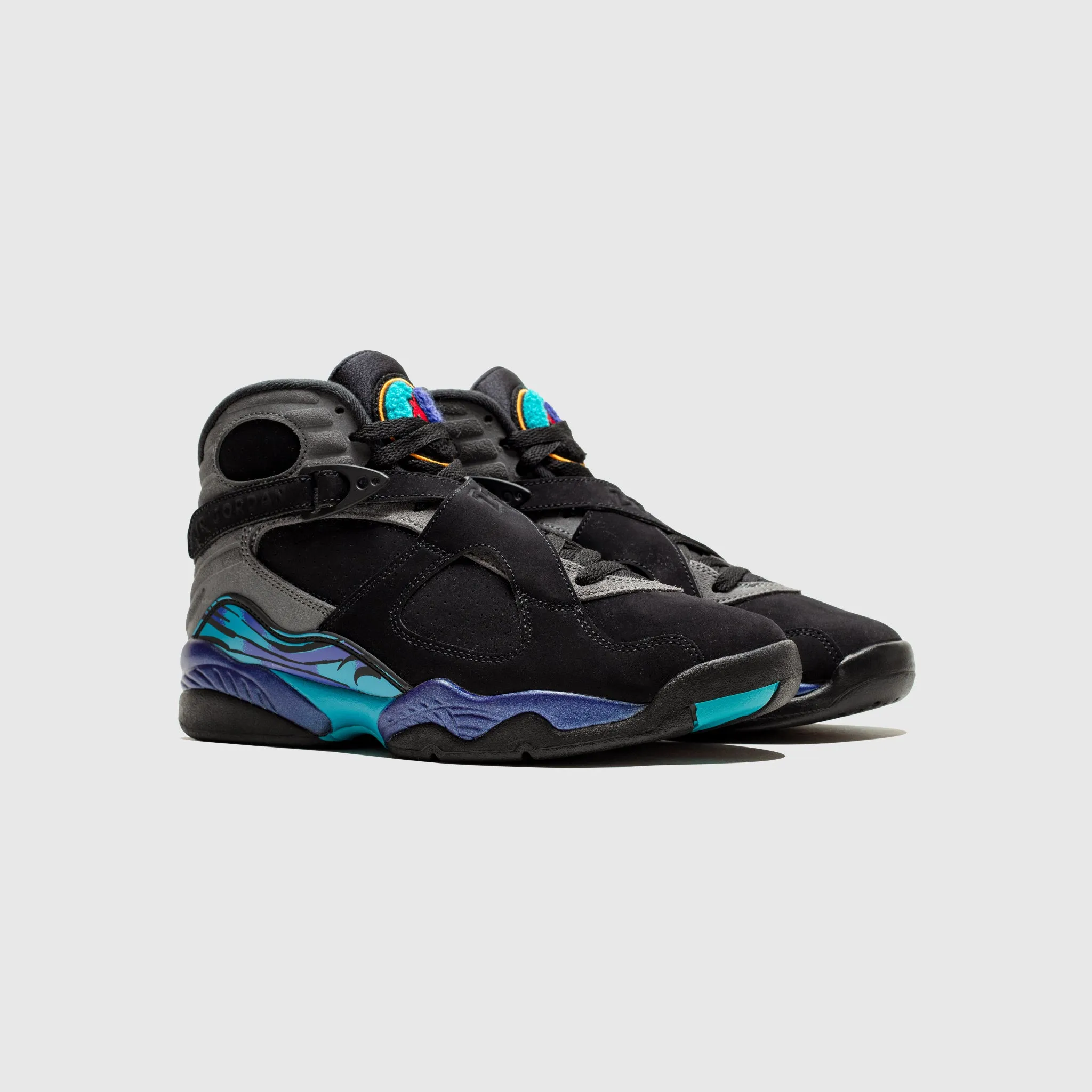 AIR JORDAN 8 RETRO "AQUA" Smooth Siding Impact Diffusion Design