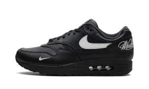Air Max 1 '87 SP "Supreme Black White" splatter - paint running wear