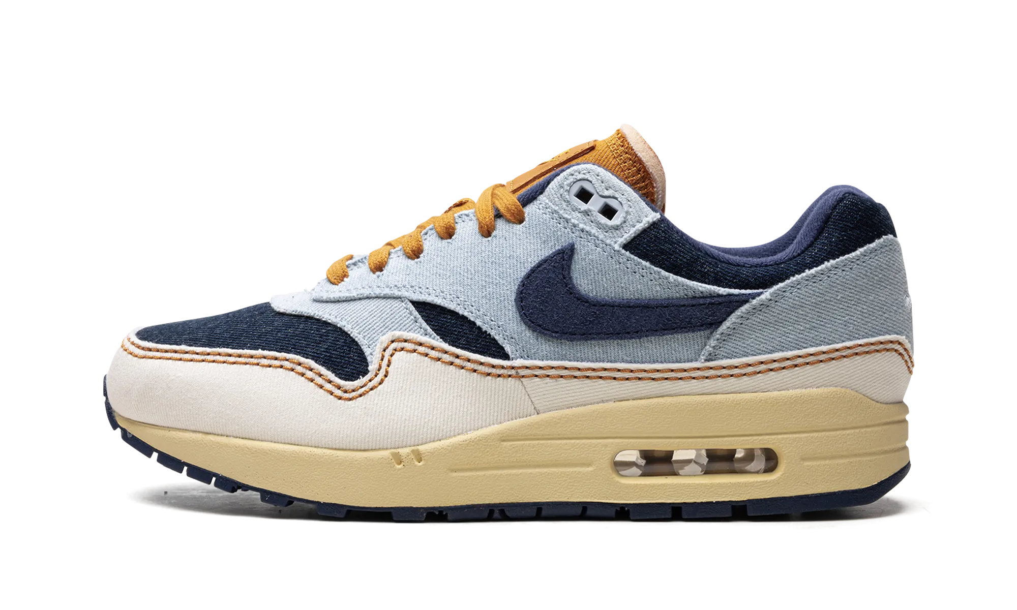 AIR MAX 1 '87 WMNS "AURA / MIDNIGHT NAVY / PALE IVORY" Comfort - fit