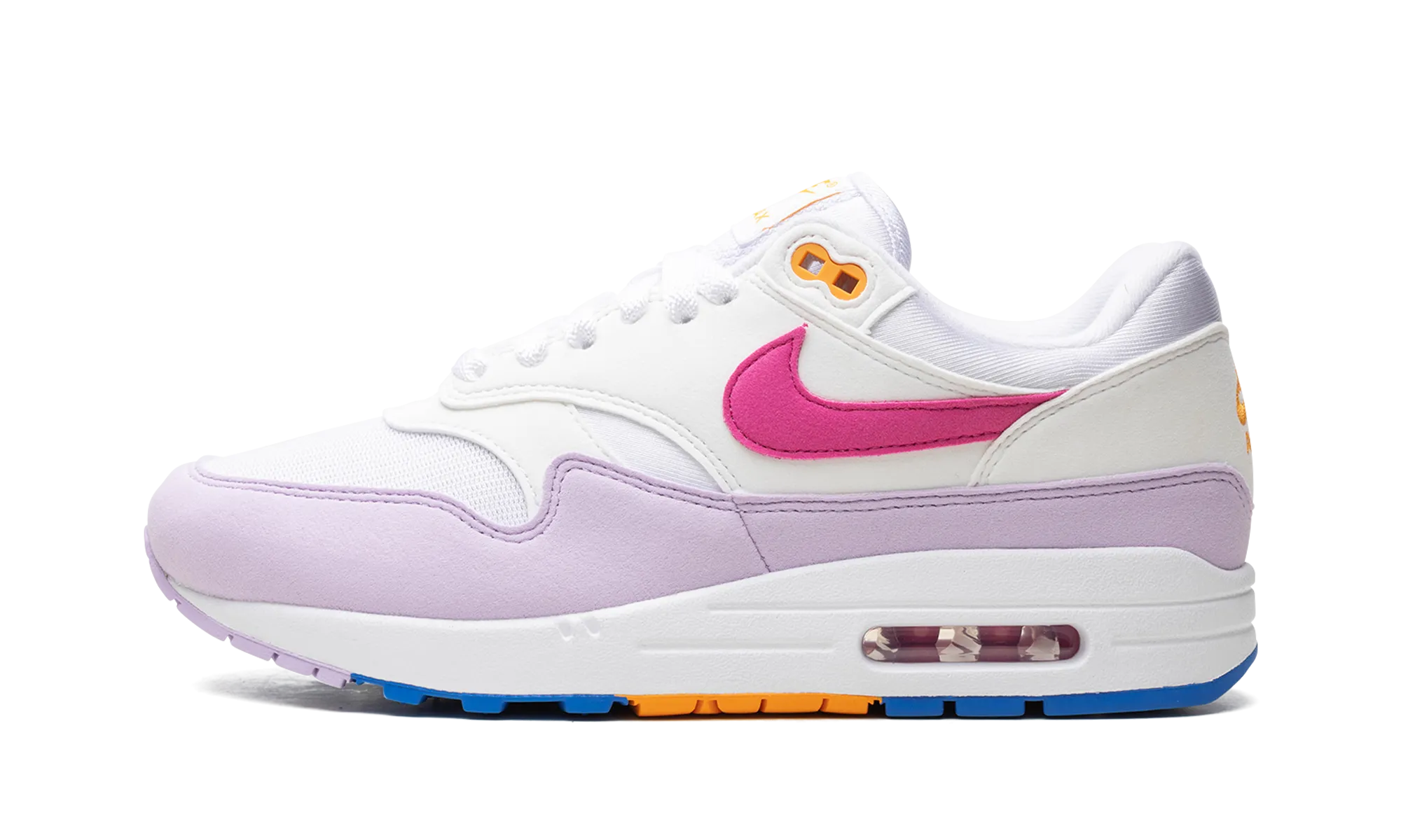 Air Max 1 '87 WMNS "Mismatched Swoosh" over - pronation reflective running shoes
