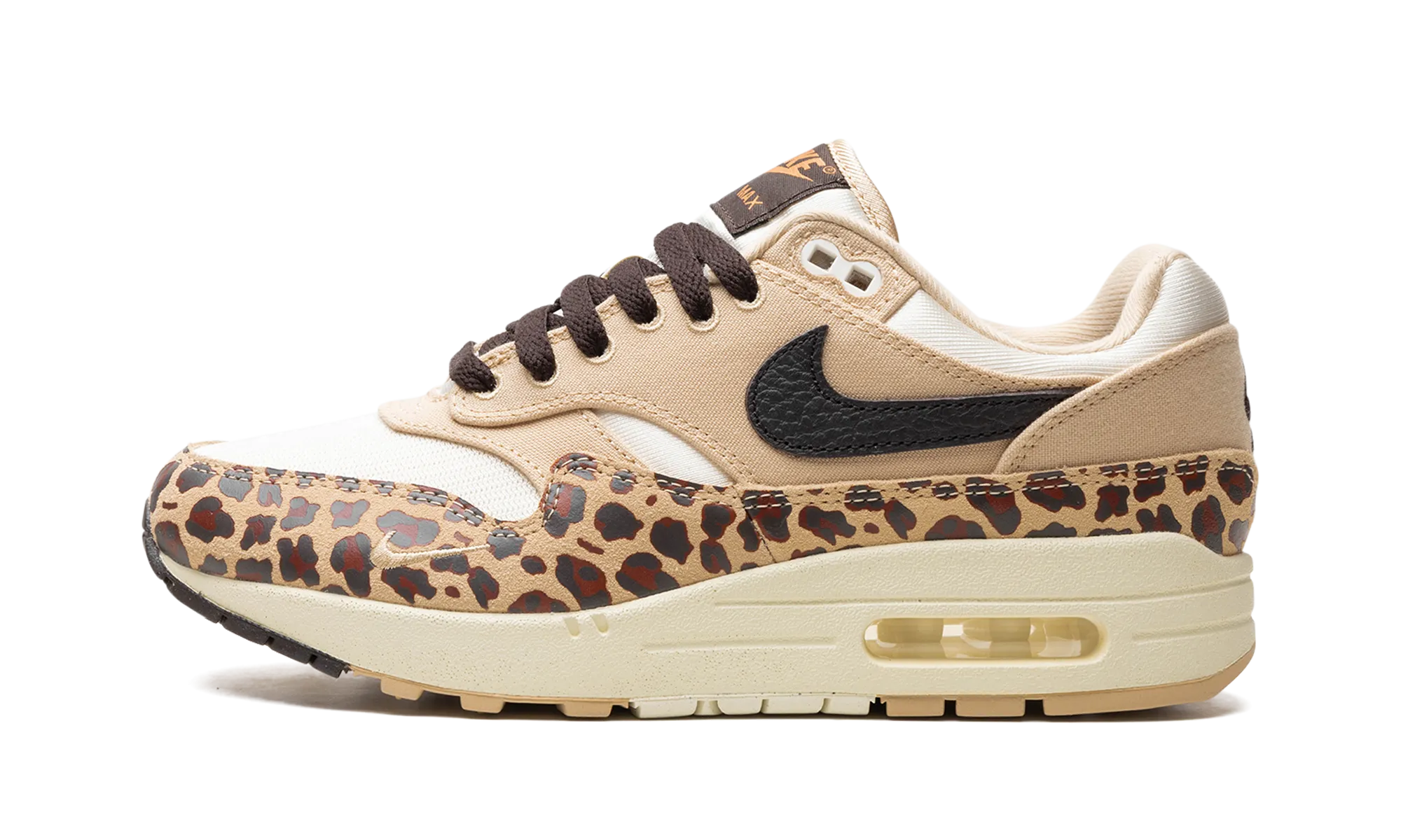 race running shoe occasion Air Max 1 '87 WMNS "Sesame Leopard"