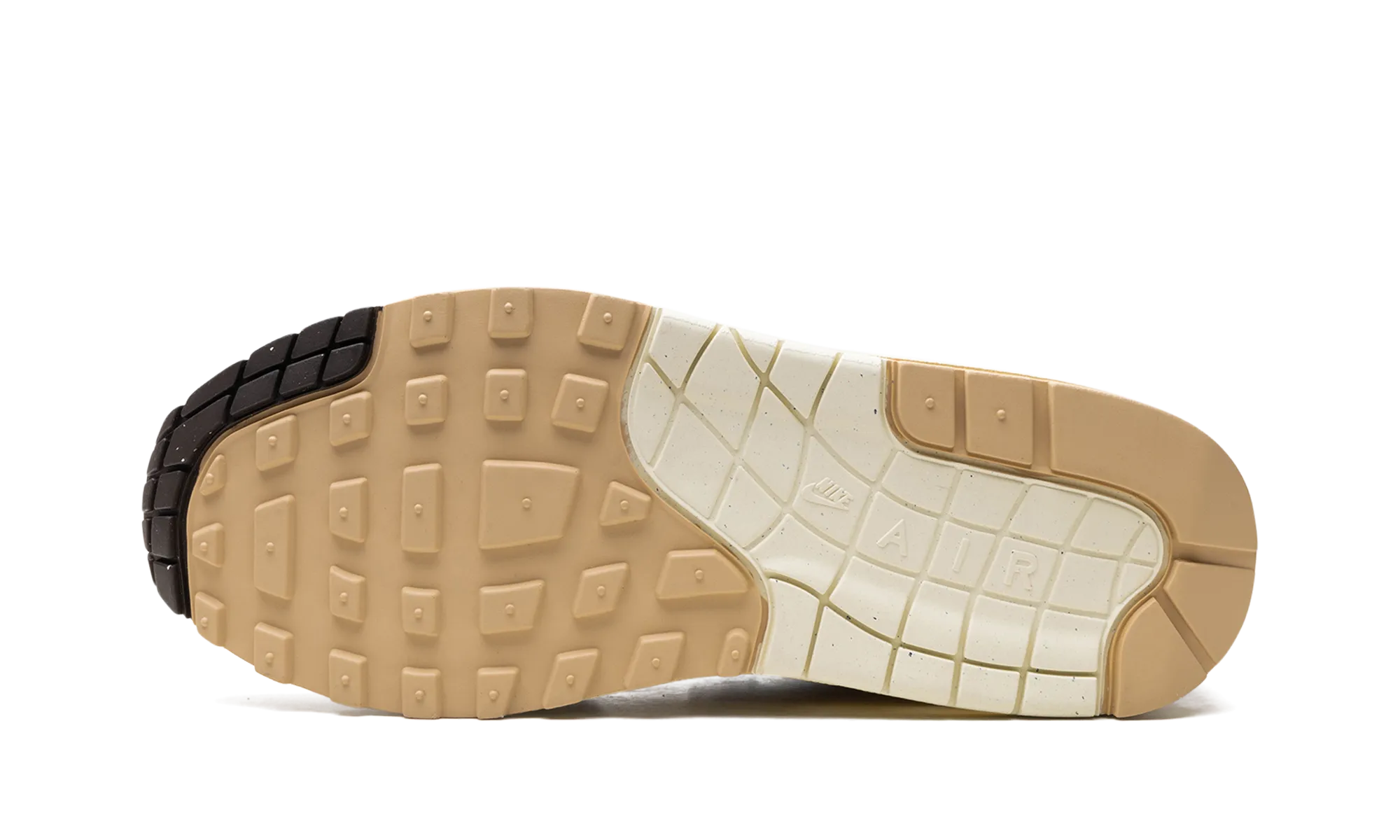 sprint running shoes synthetic upper shoes Air Max 1 '87 WMNS "Sesame Leopard"