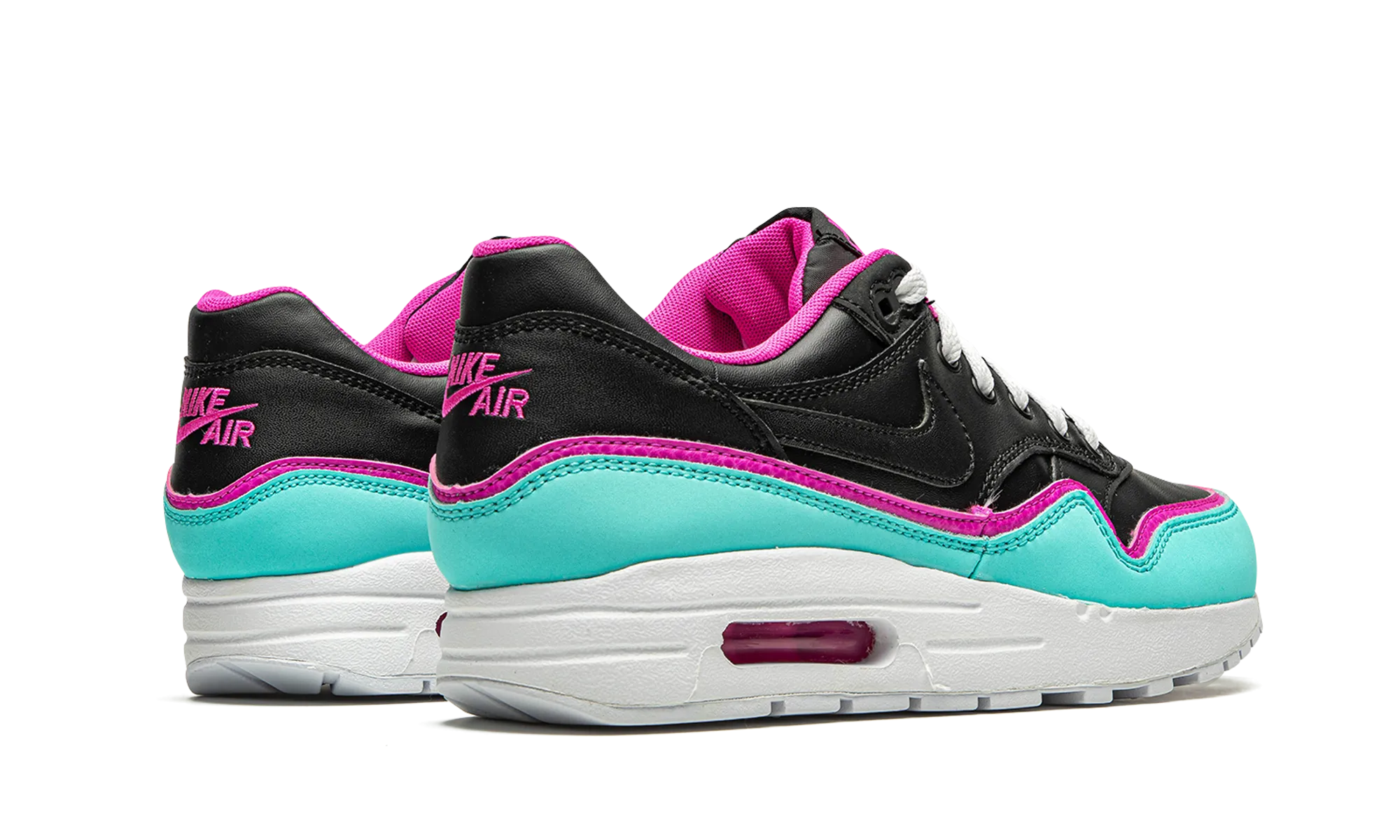 Air Max 1 DBL (GS) "Double Layered - Aqua Fuchsia" Breathable Construction
