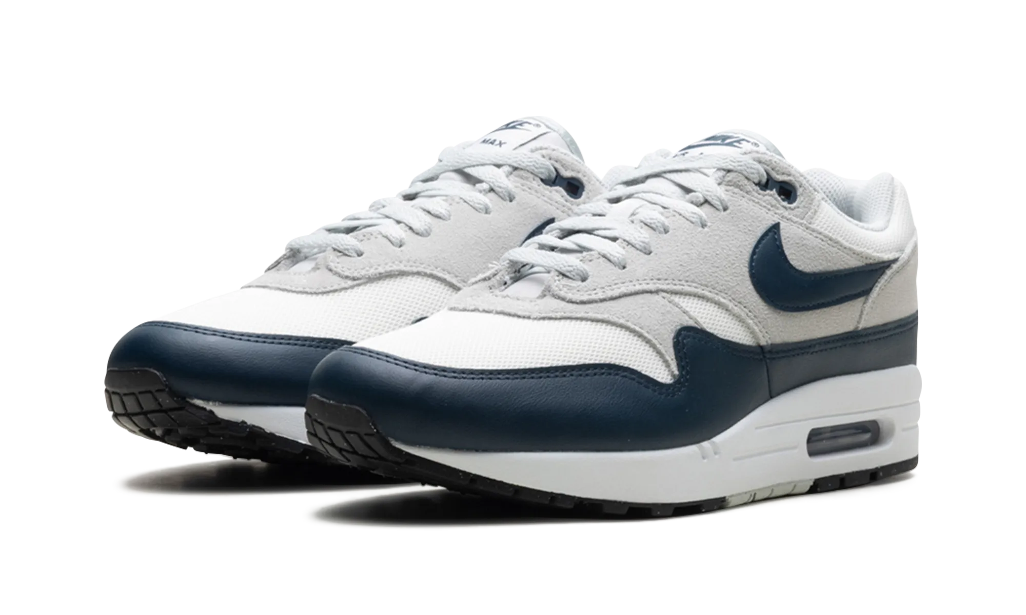 AIR MAX 1 ESSENTIAL "Summit White/Armory Navy-Light Silver" fast - paced shoes