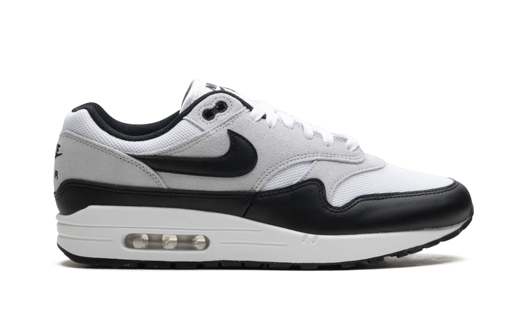 Padded Heel sports shoes Air Max 1 Essential "White Pure Platinum Black"
