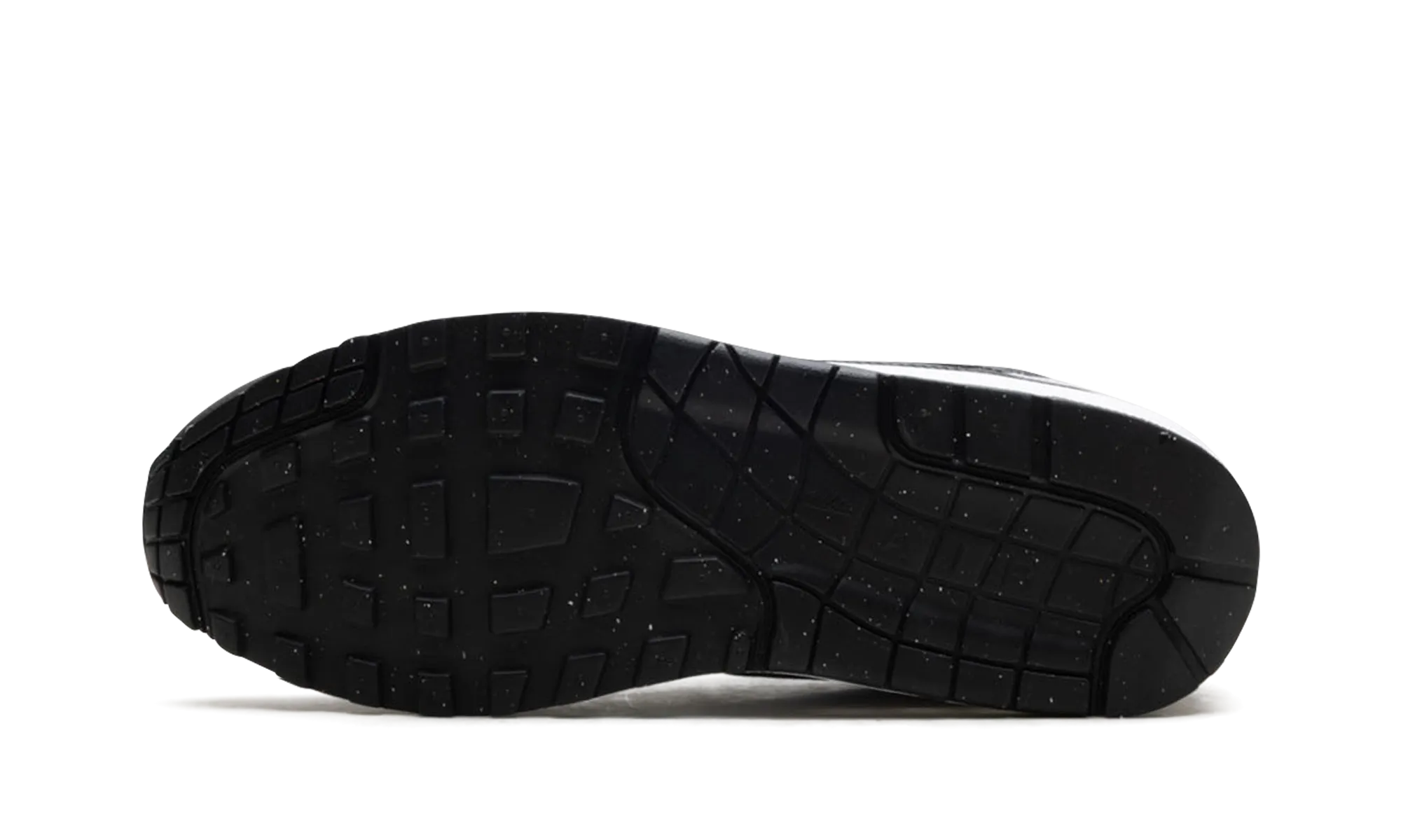 Air Max 1 Essential "White Pure Platinum Black" running in a floating bridge area shoes multi - purpose shoe use