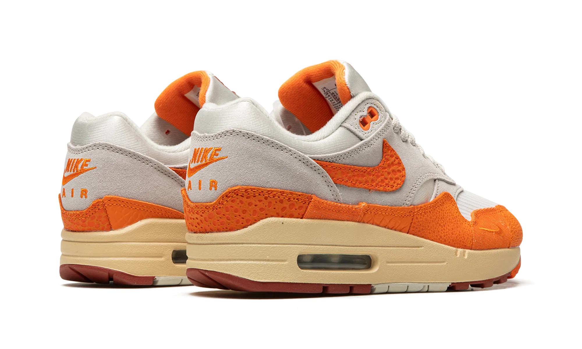 casual runners' shoes AIR MAX 1 MNS WMNS "Magma Orange"