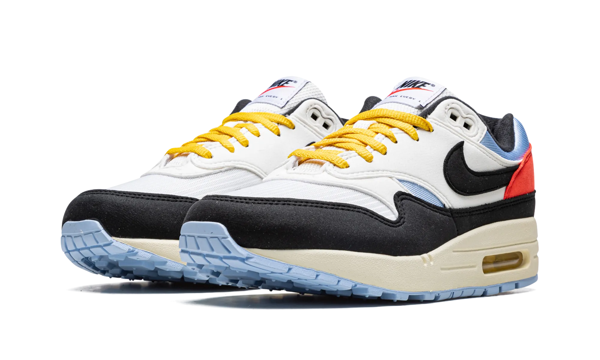 AIR MAX 1 MNS WMNS "Sail / Royal Tint" bold - patterns - style shoes