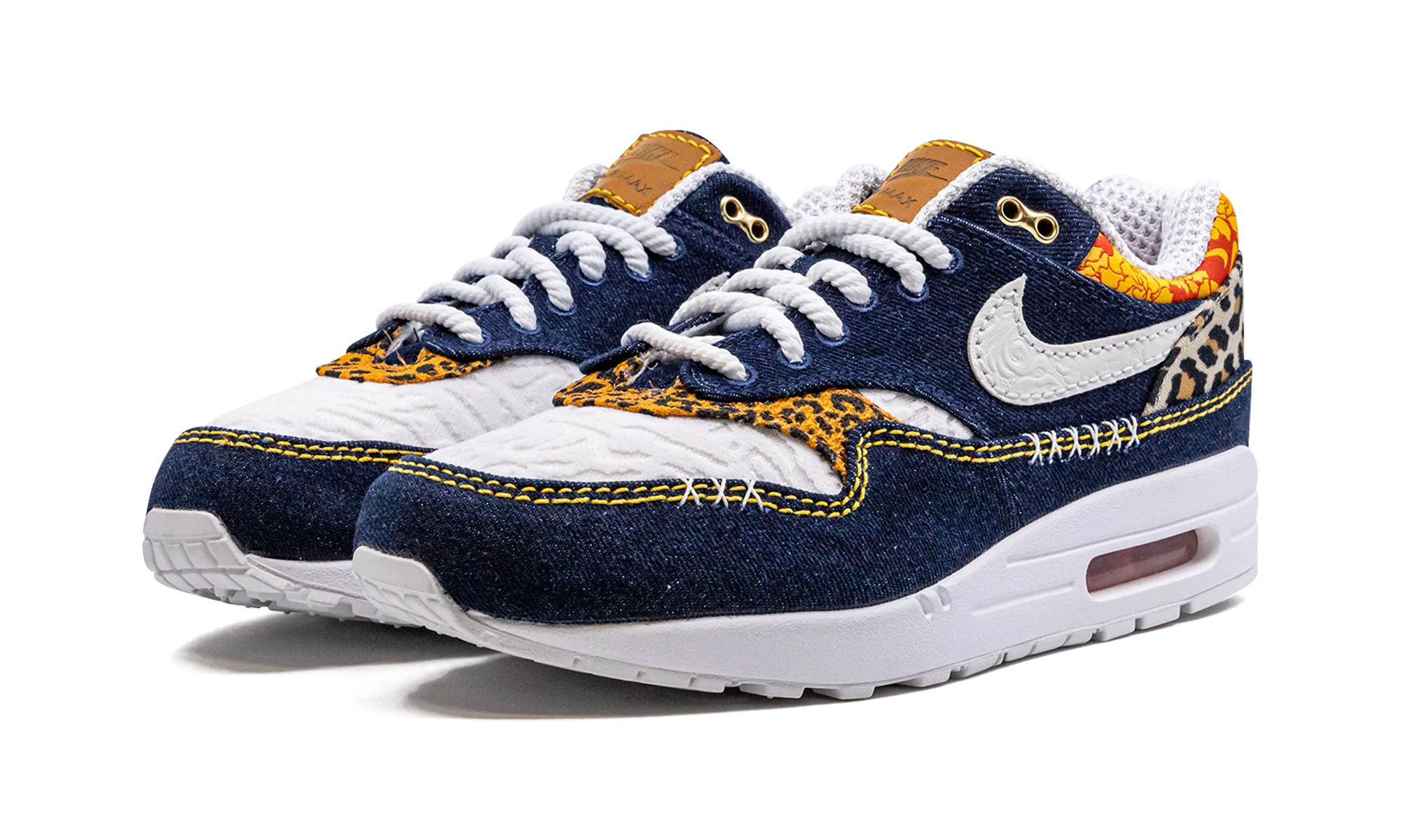 Generic moisture - wicking feature Air Max 1 PRM "Denim Leopard"