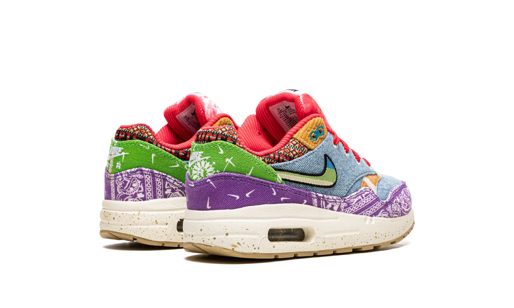 running in a tourist destination shoes Lace   Up Design Air Max 1 PS "Concepts Far Out"