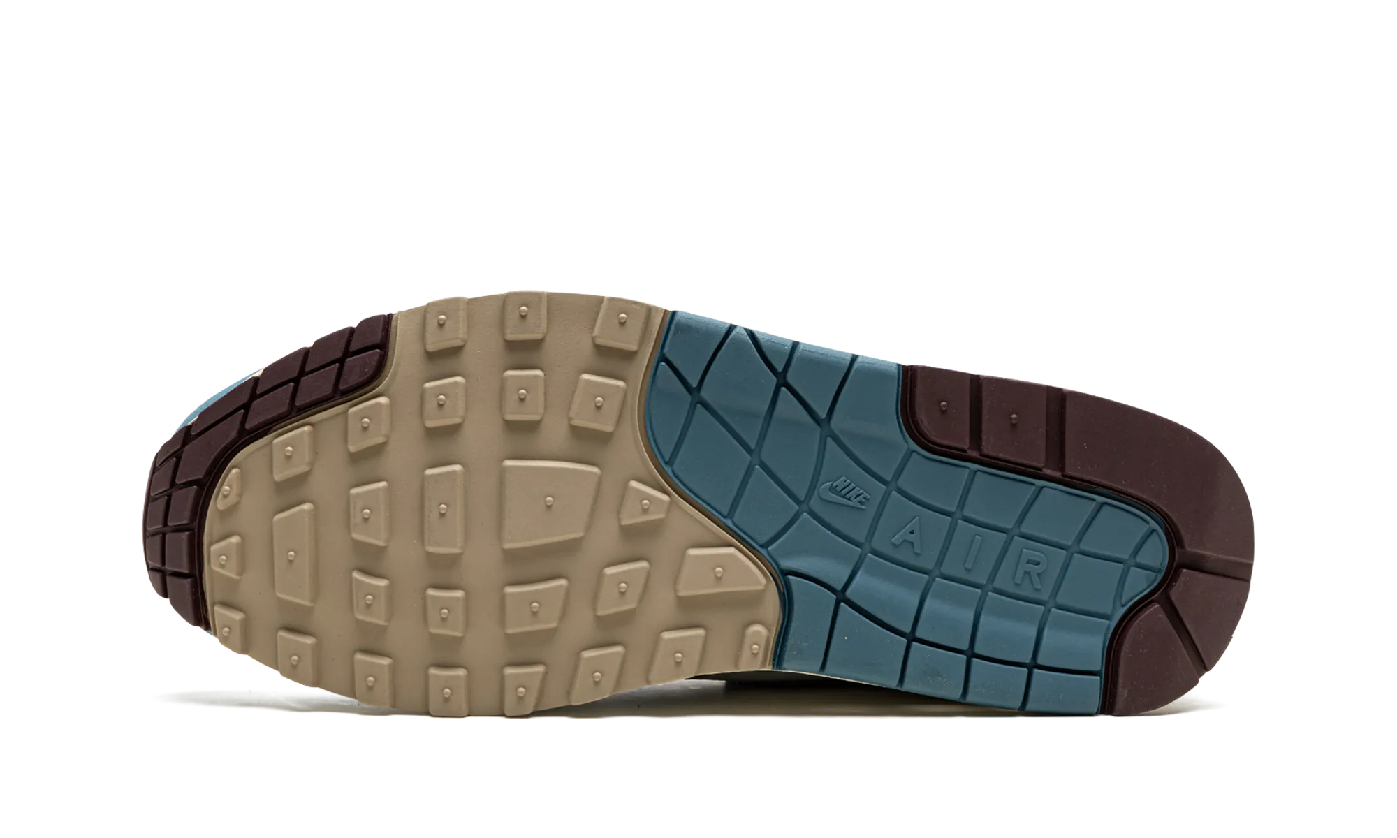 Air Max 1 "Patta - Noise Aqua" full - length midsole running shoes humid - climate running shoes