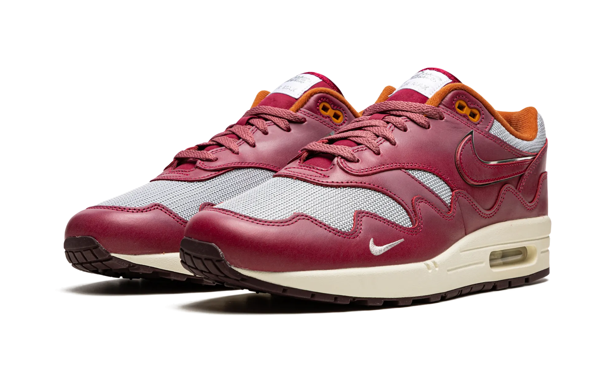 Air Max 1 "Patta - Rush Maroon" Heel